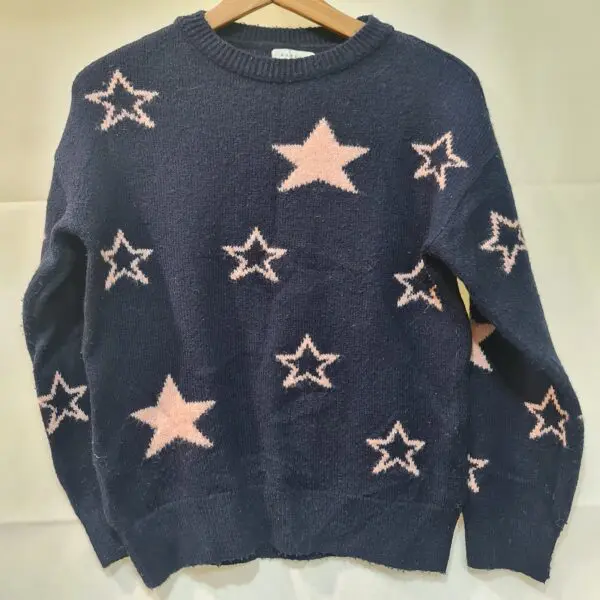 Papaya Women's Navy Rose Star Jumper S UK 8-10