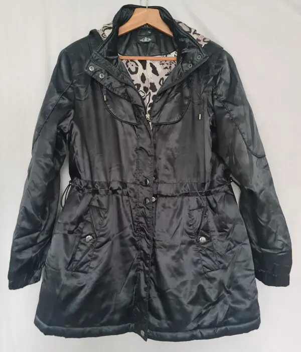 David Barry Women's Black Raincoat L / UK 16-18