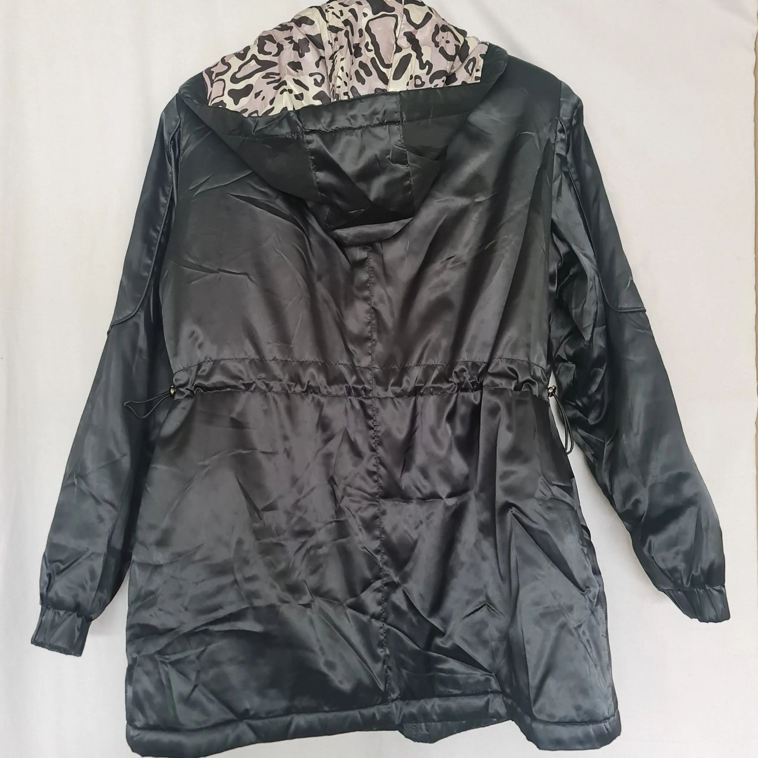 David Barry Women's Black Raincoat L / UK 16-18 - Image 2
