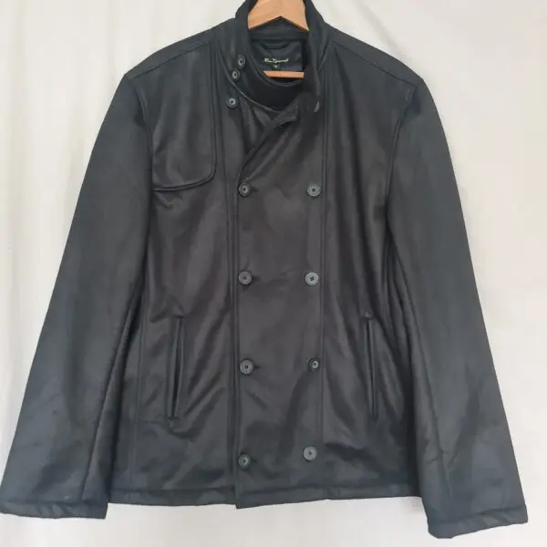 Ben Sherman Men's Black Peacoat XL