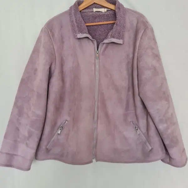 Bonmarché Women's Lilac Coat XL UK 20-22