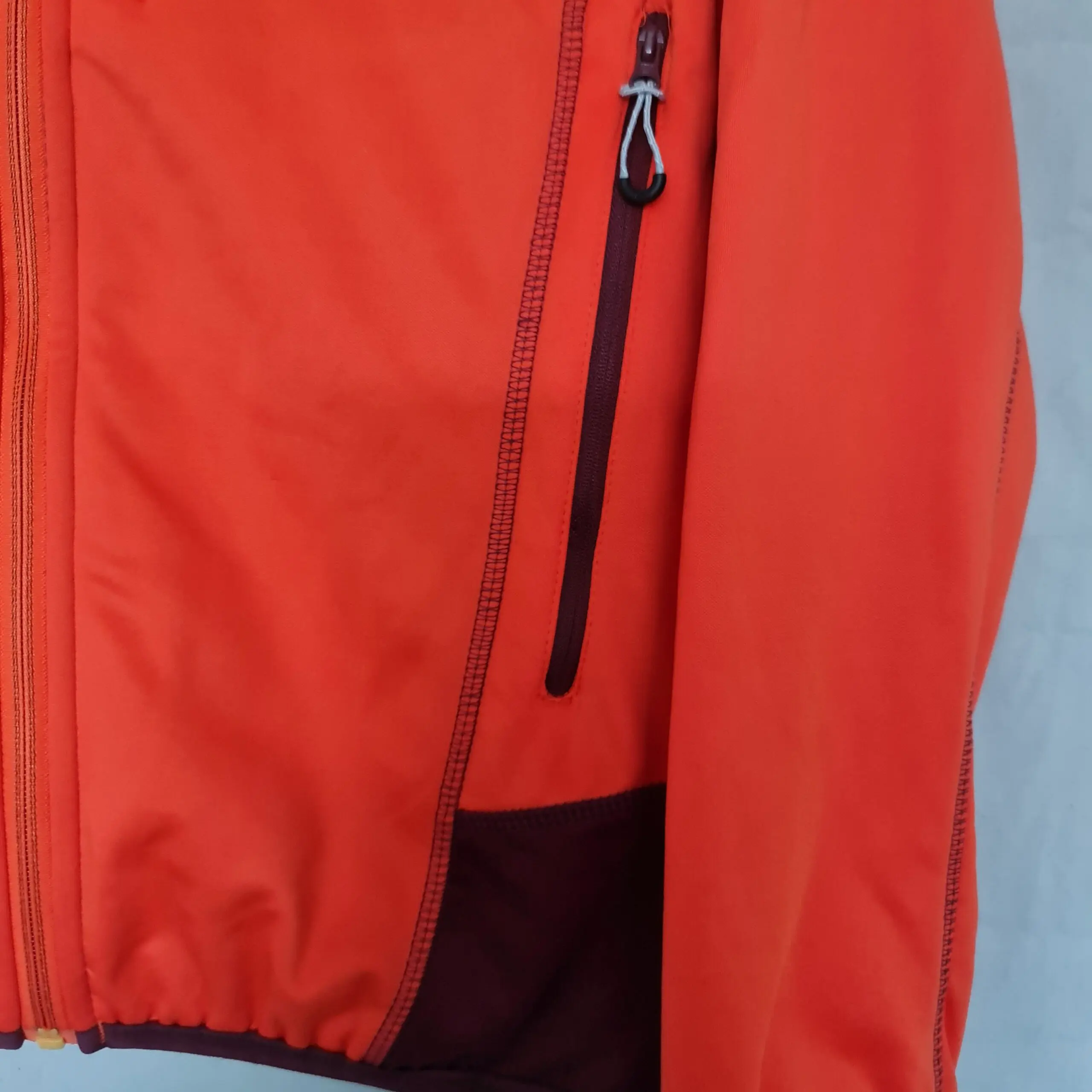 Regatta Womens Orange Burgundy Windbreaker Jacket S UK 8-10 - Image 2