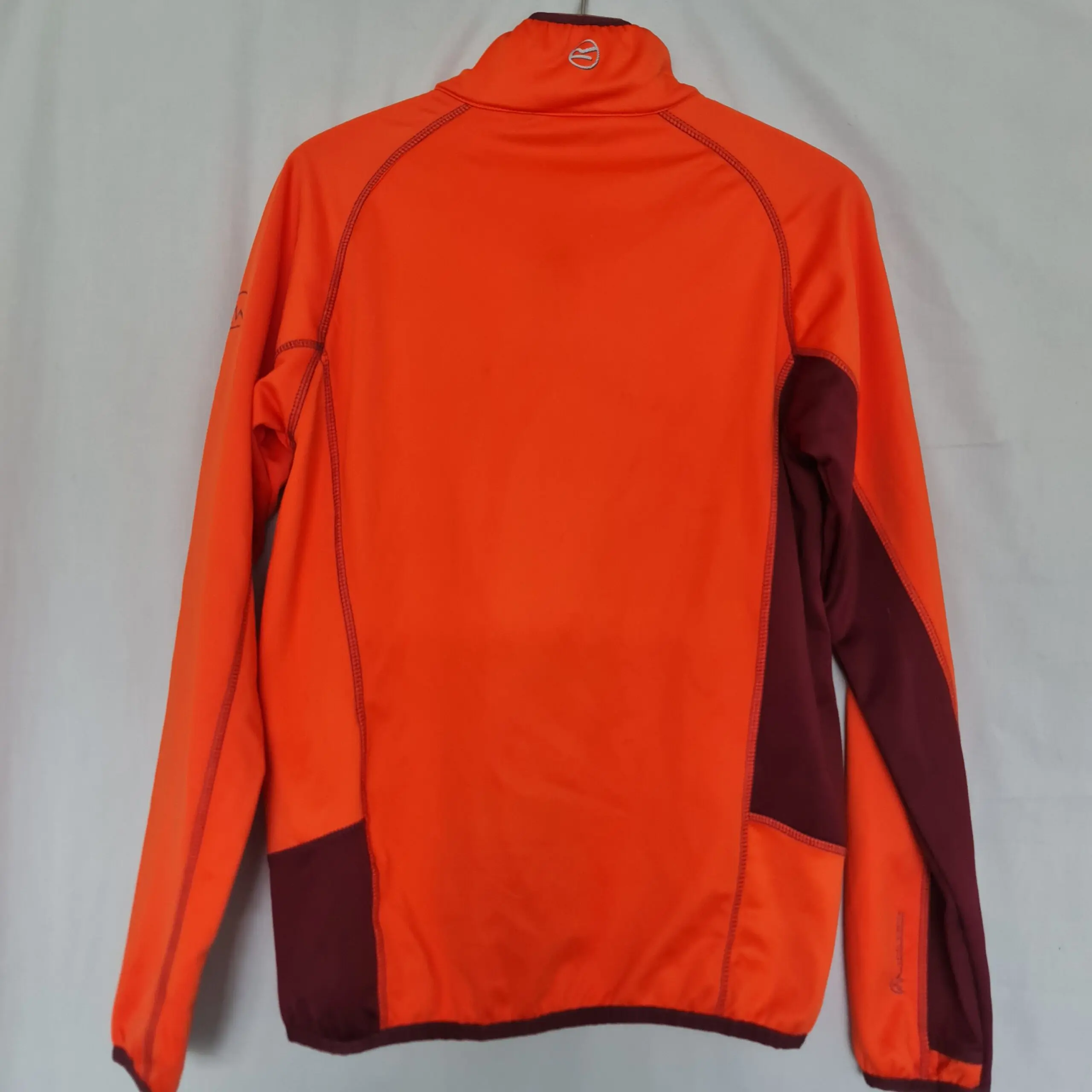Regatta Womens Orange Burgundy Windbreaker Jacket S UK 8-10 - Image 4