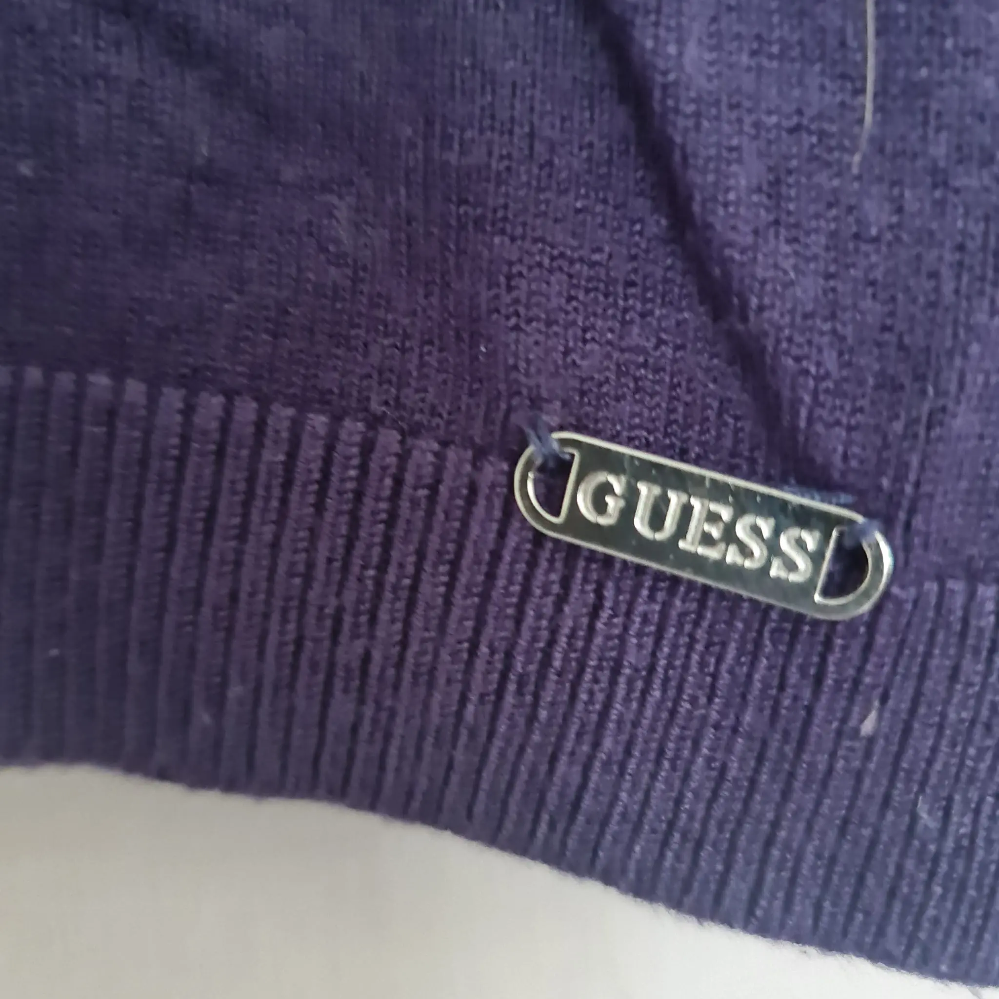 GUESS Women's Navy Logo Jumper M / UK 12-14 - Image 2