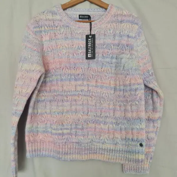 Saltrock Womens Pastel Stripe Knit Jumper M UK 12-14 New Tags