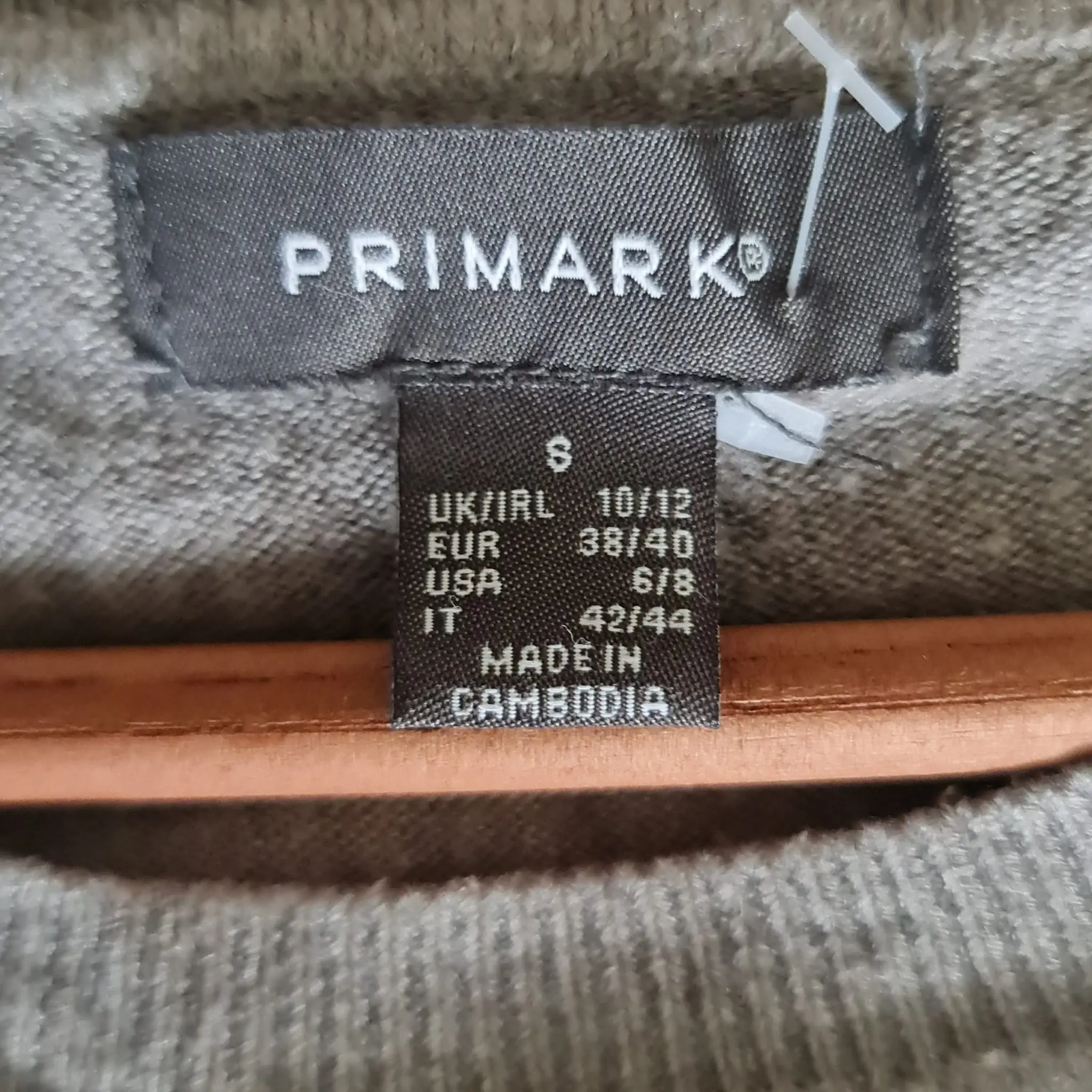 Primark Womens Grey Crew Neck Sweatshirt S UK 10 - Image 2