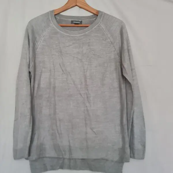 Primark Womens Grey Crew Neck Sweatshirt S UK 10