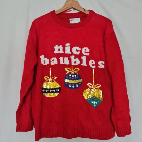 Atmosphere Red Christmas Jumper M / UK 12-14