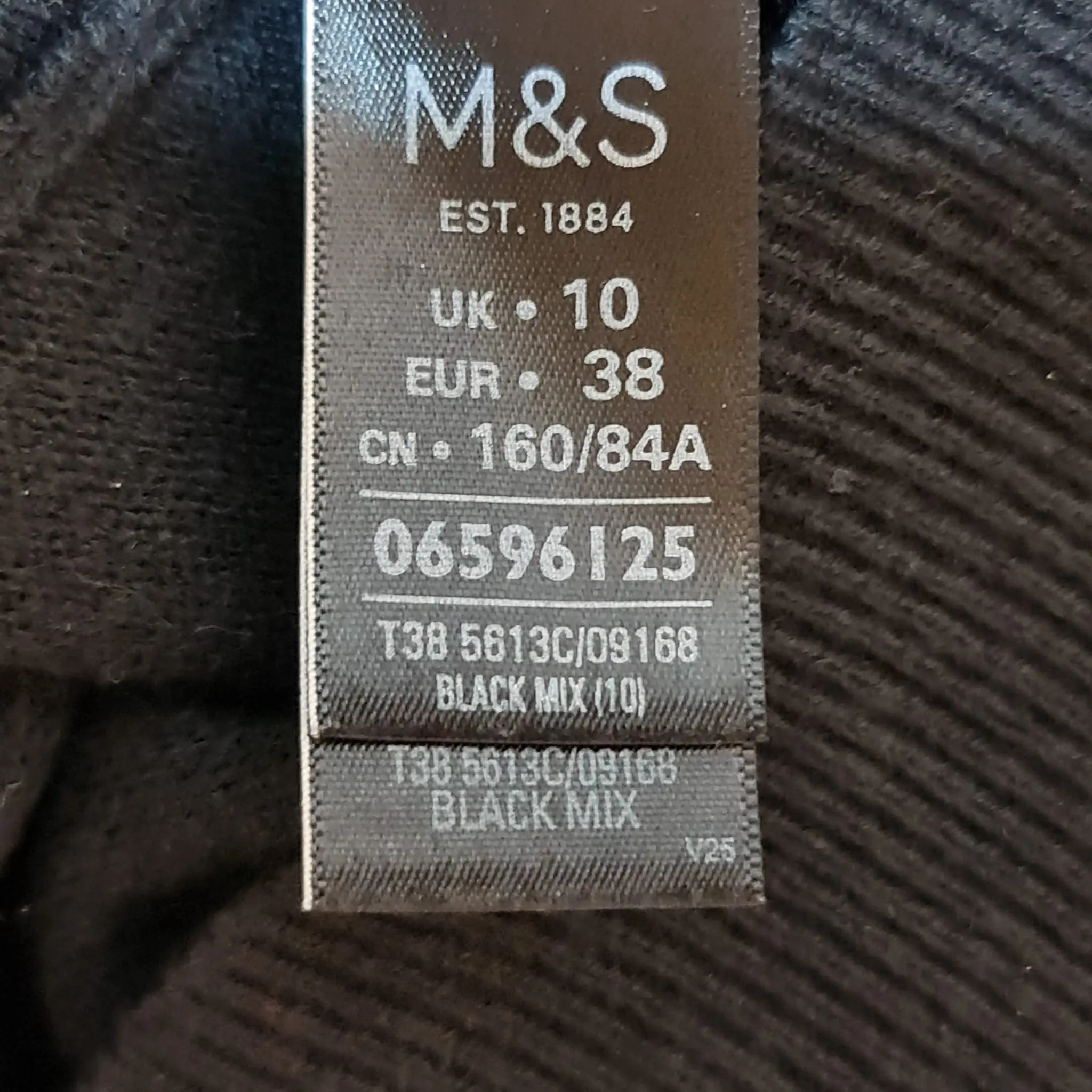Marks & Spencer Women`s Black Jumper S / UK 8-10 - Image 3