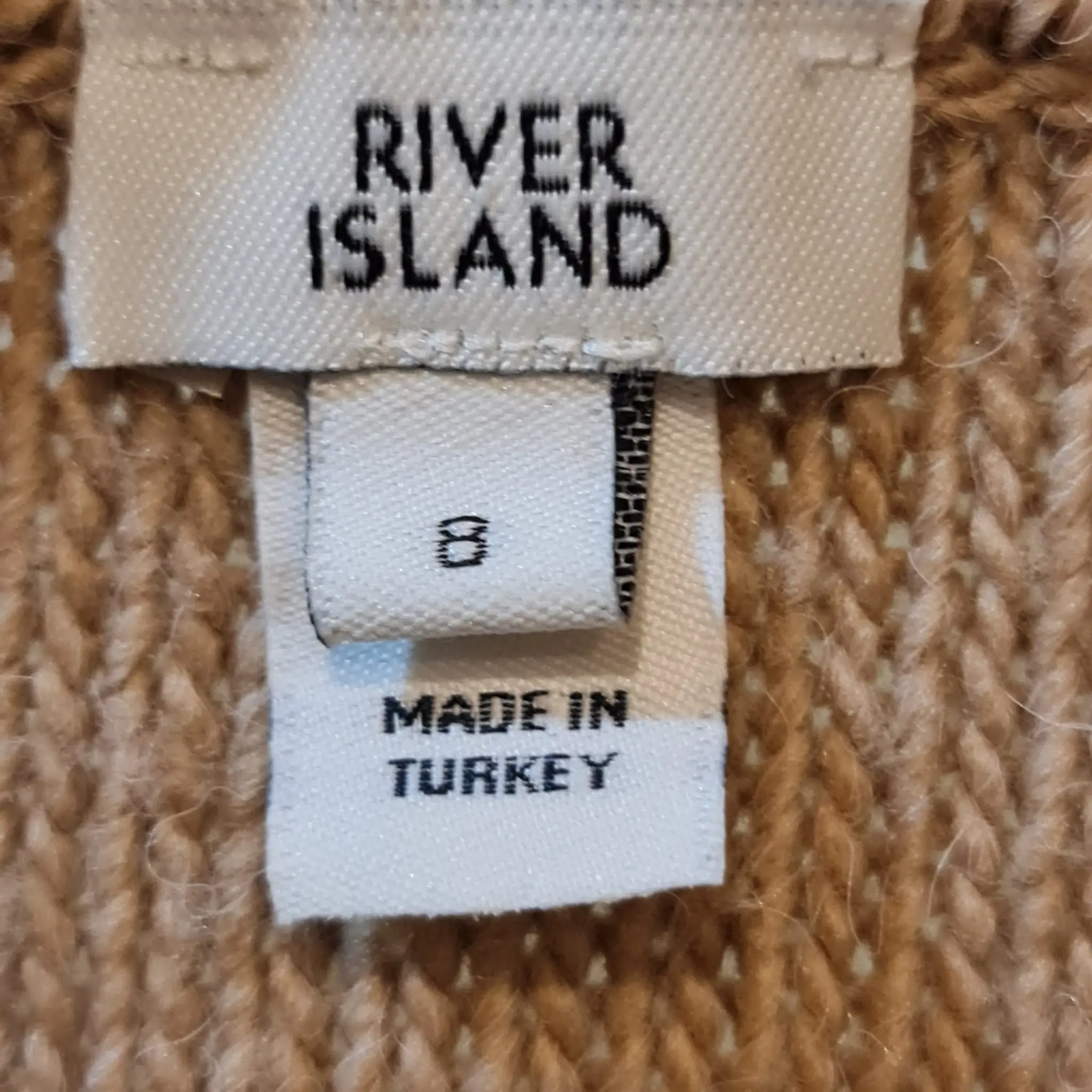 River Island Women's Beige Cardigan S / UK 8-10 - Image 4