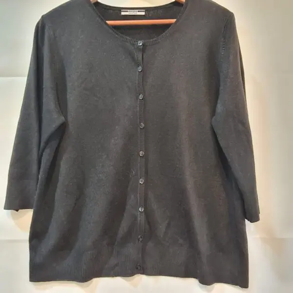 George Womens Black Button Cardigan XL UK 20