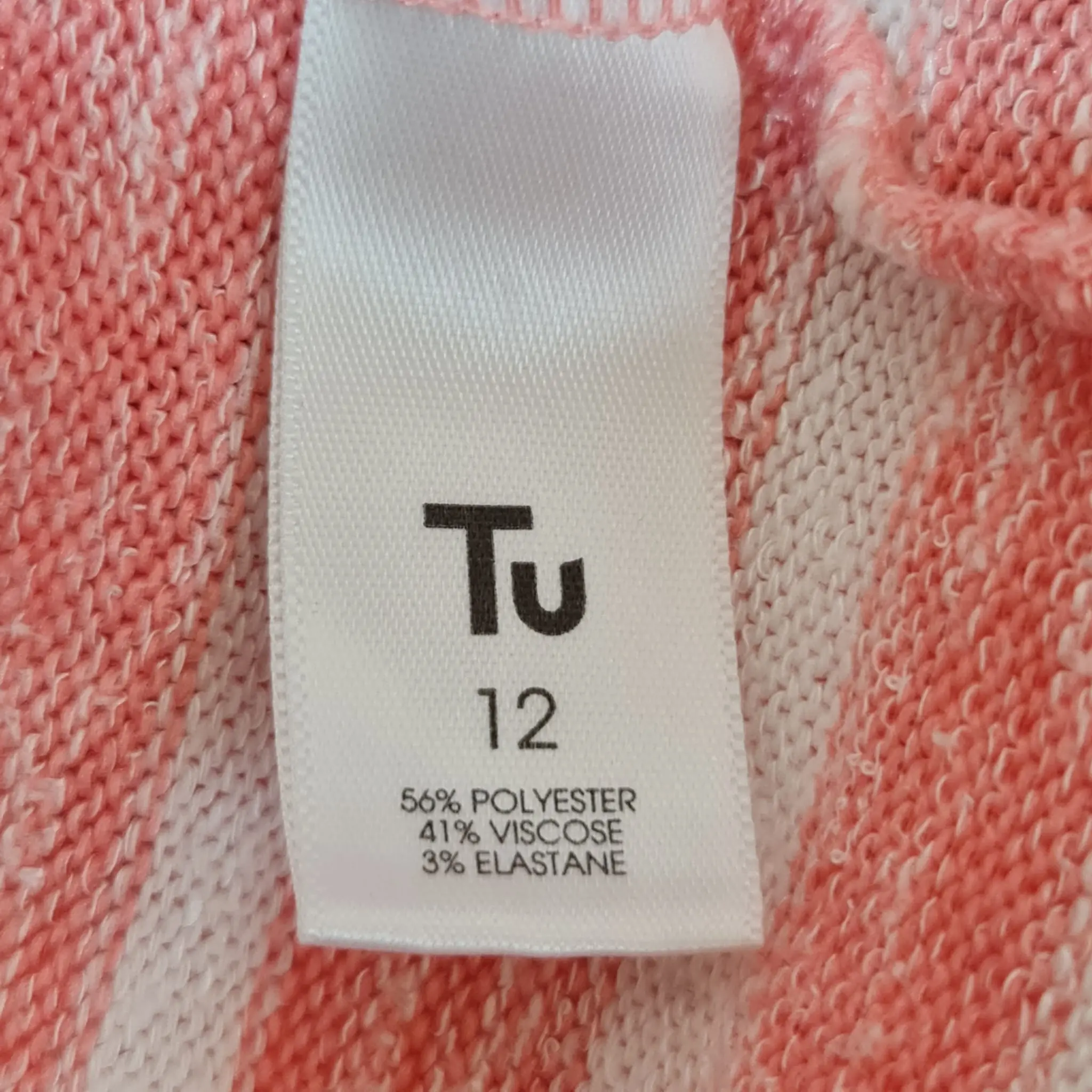 TU Coral, White Long-sleeve top M / UK 12-14 - Image 2