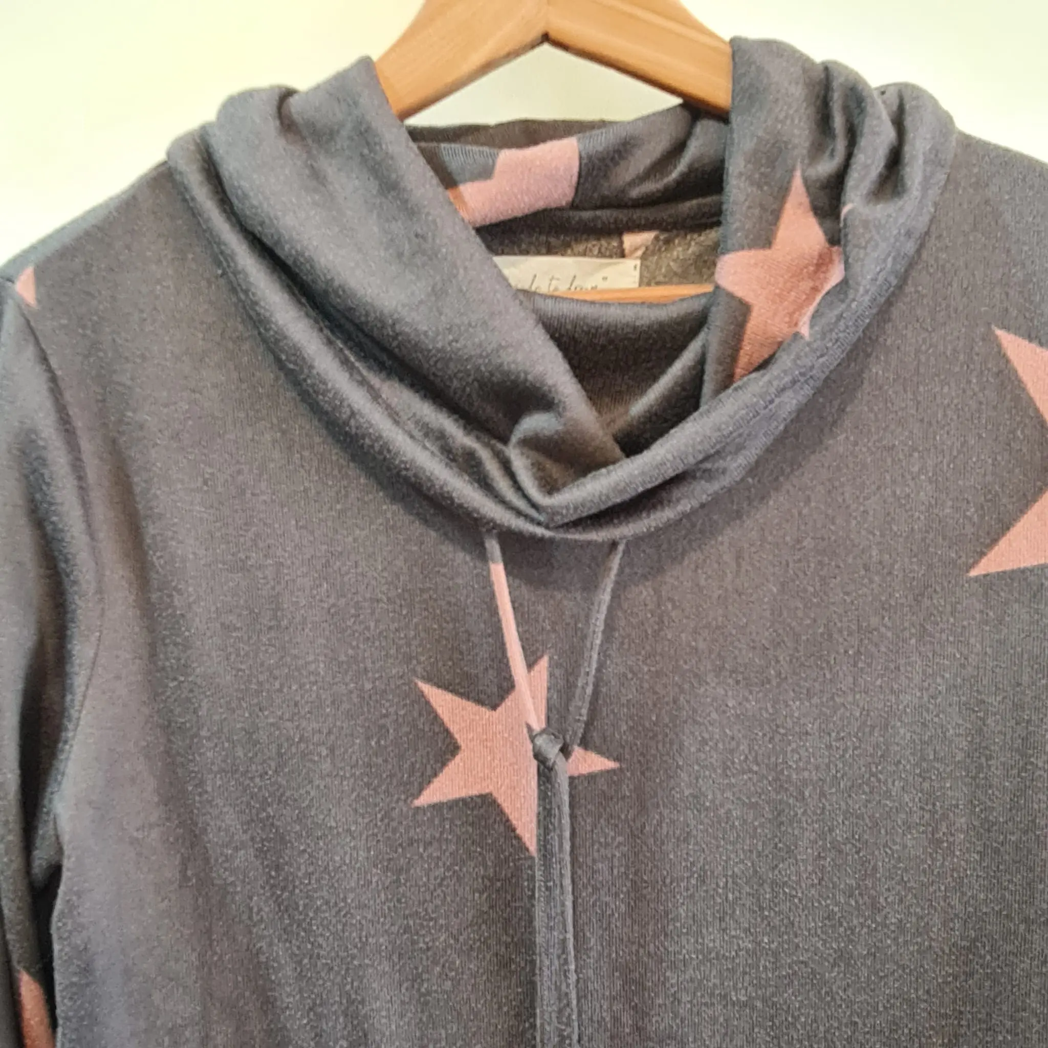 F&F Grey, Rose Hoodie S / UK 8-10 - Image 3