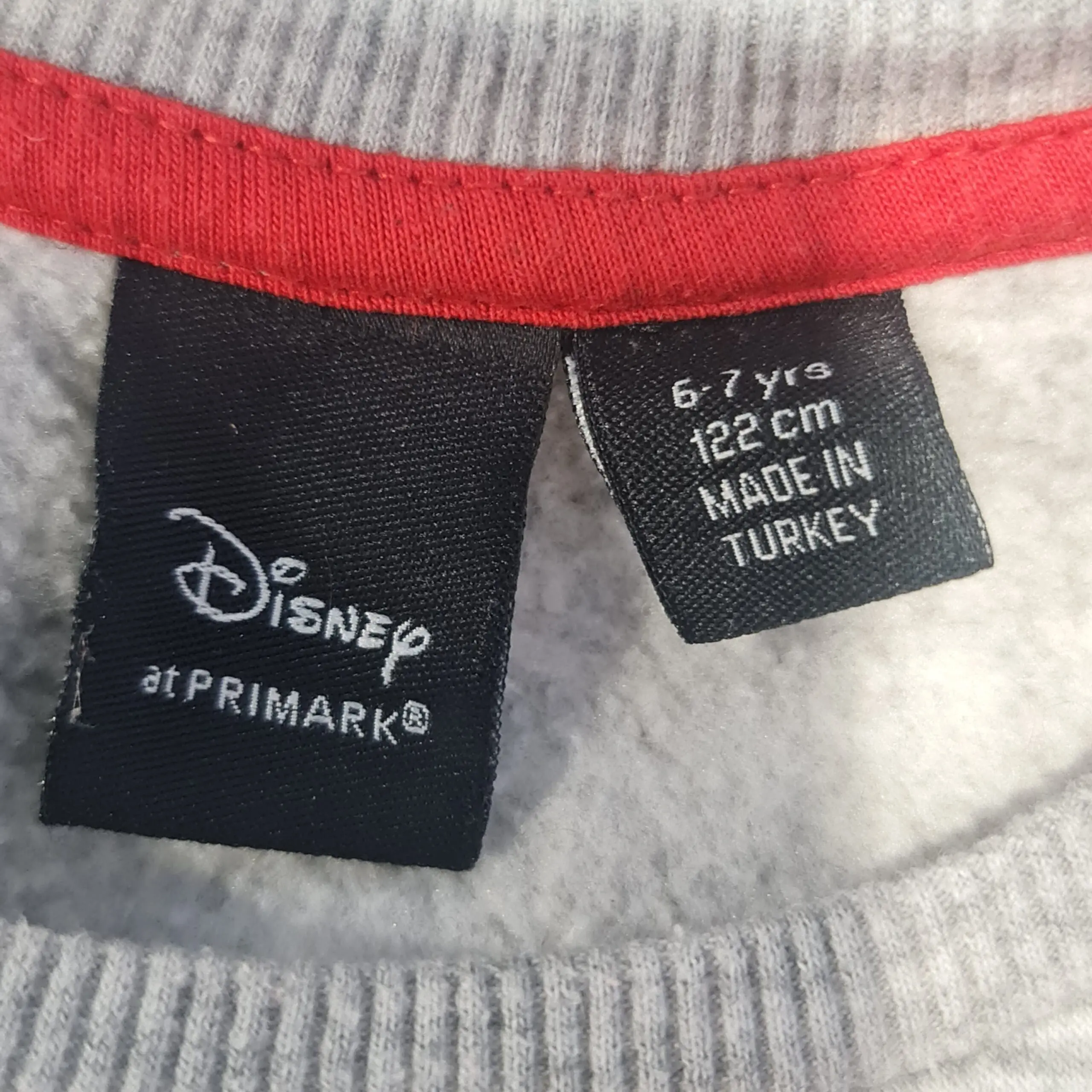Disney Primark Girls Grey Christmas Jumper 6-7Y 122cm - Image 3