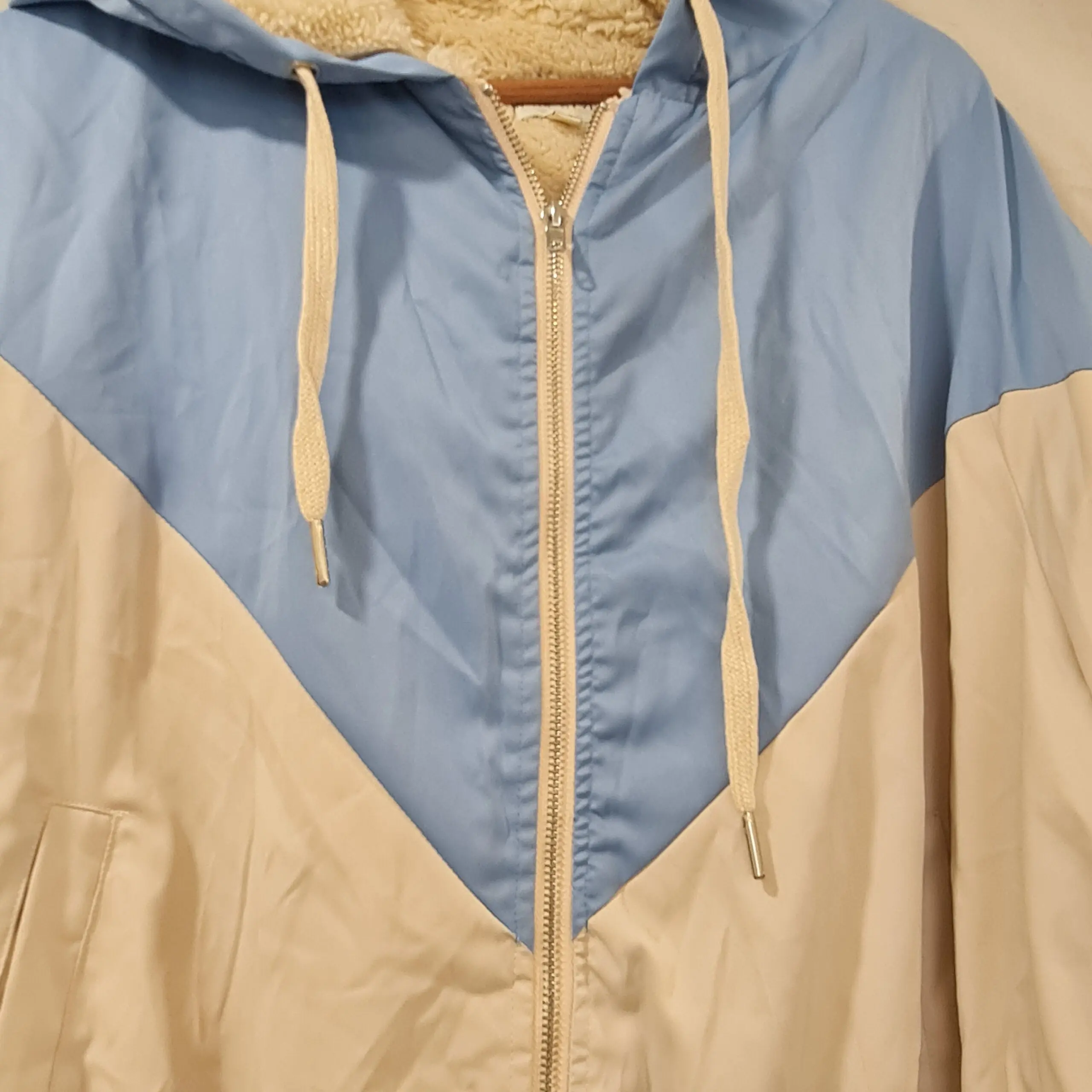 In The Style Women's Light Blue & Beige Jacket L / 16-18 - Image 2