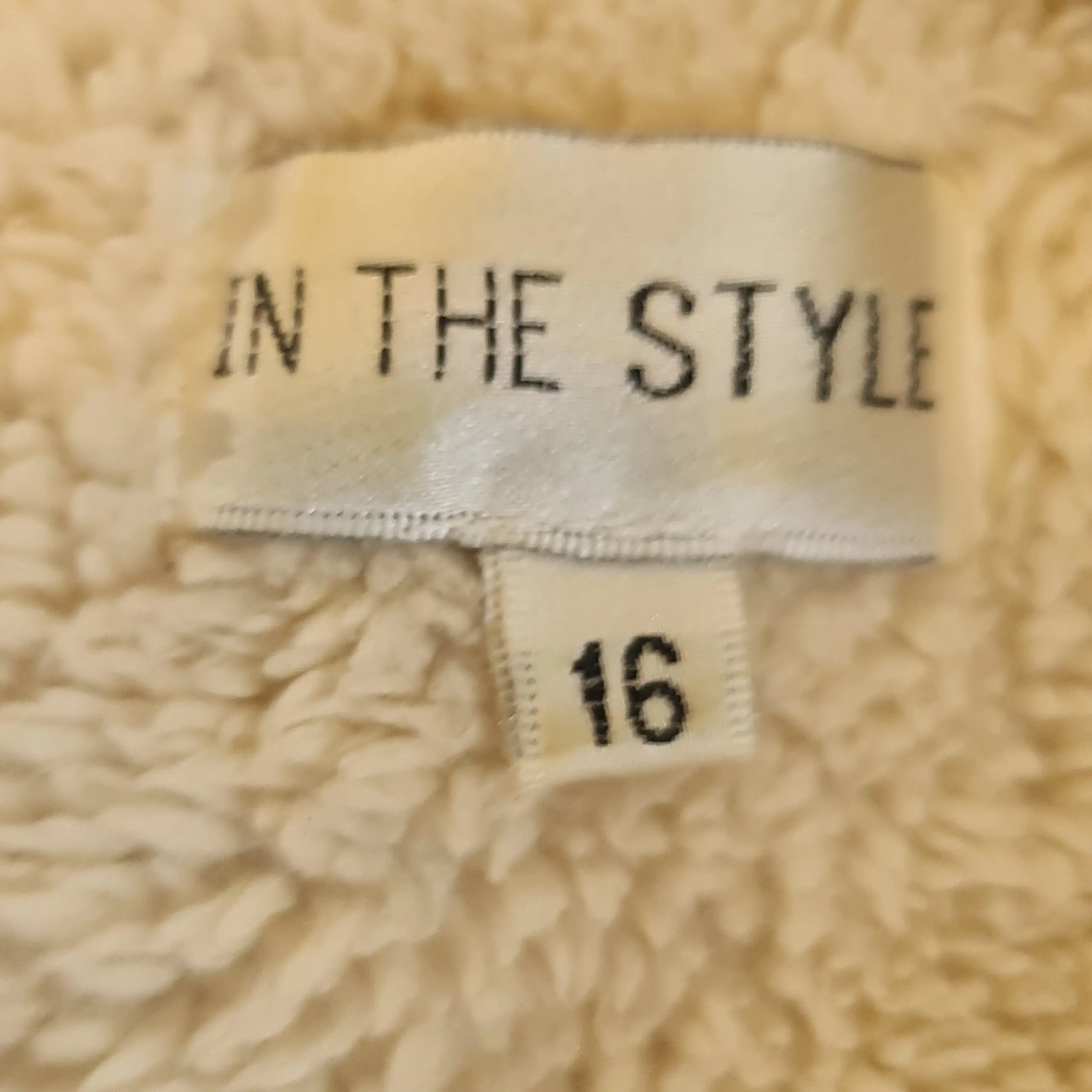 In The Style Women's Light Blue & Beige Jacket L / 16-18 - Image 3