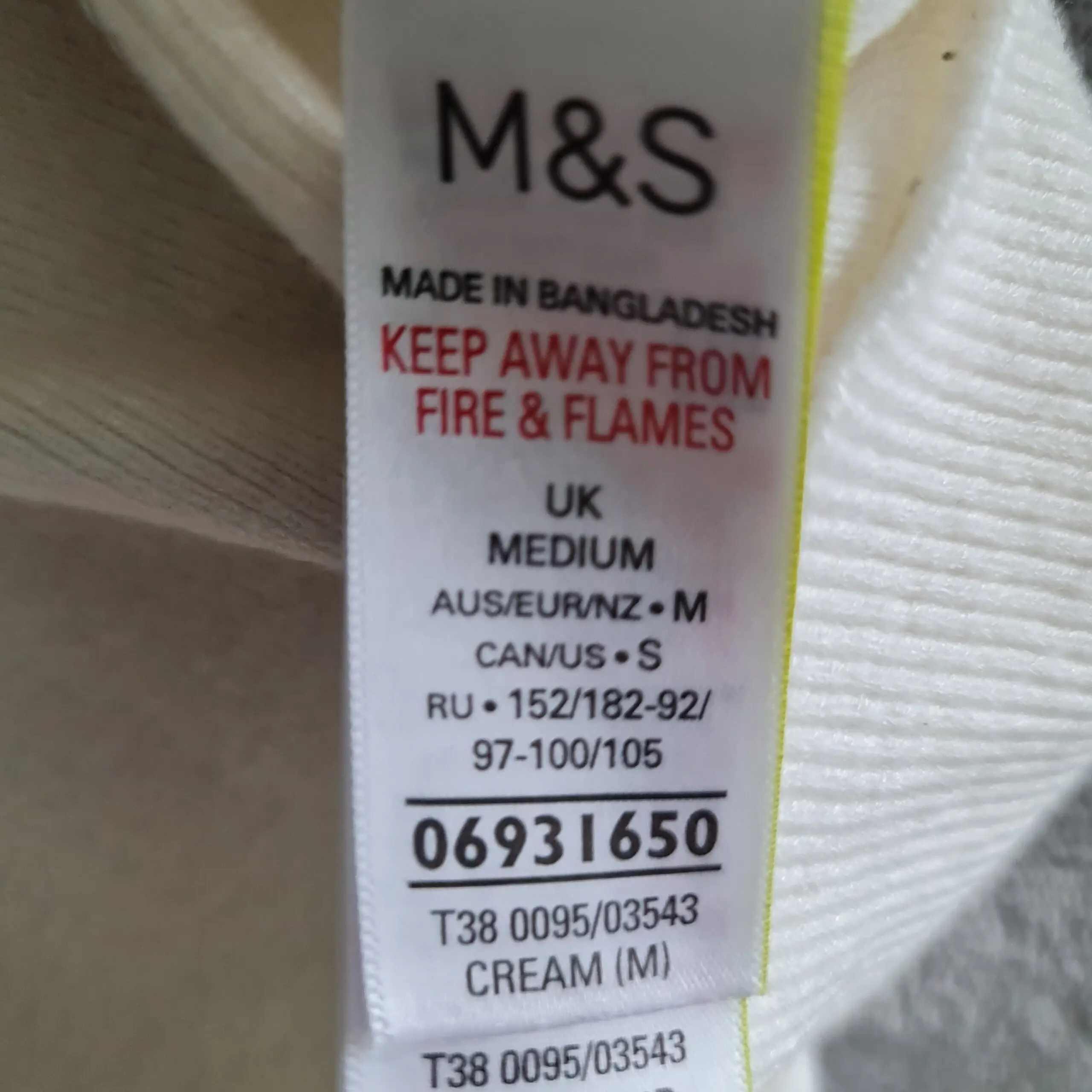 Marks & Spencer Womens Cream Cardigan size M - Image 3