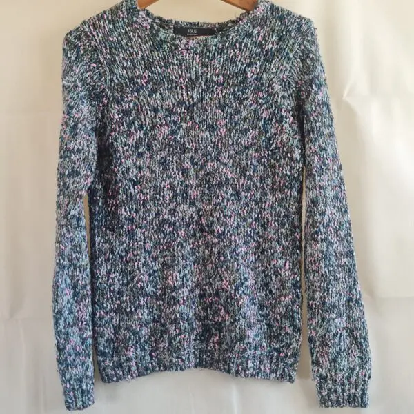 ISLE Essentials Womens Multicolour Knit Jumper S UK 10-12