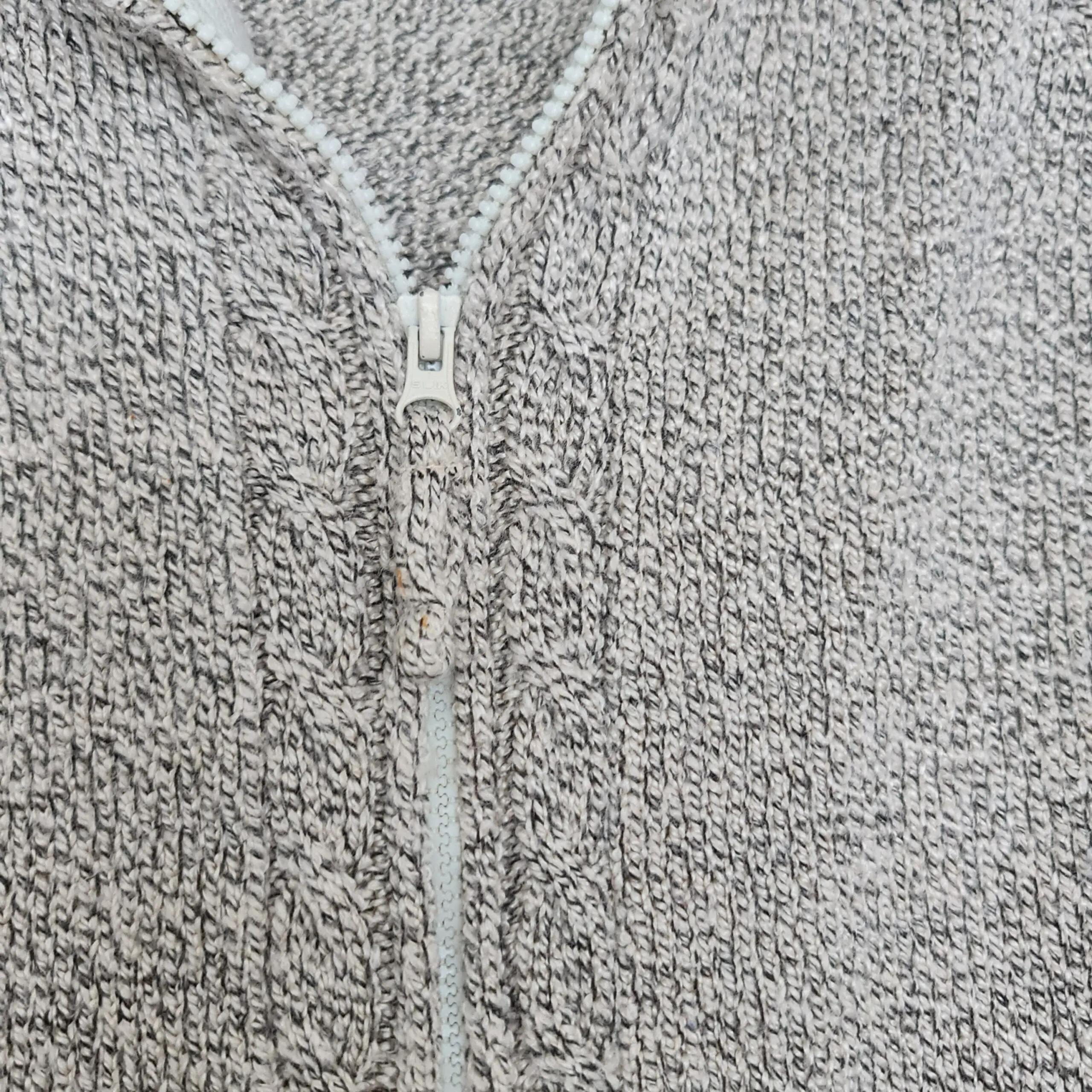 Berkertex Womens Grey Zip Knit Cardigan L / UK 18 - Image 2