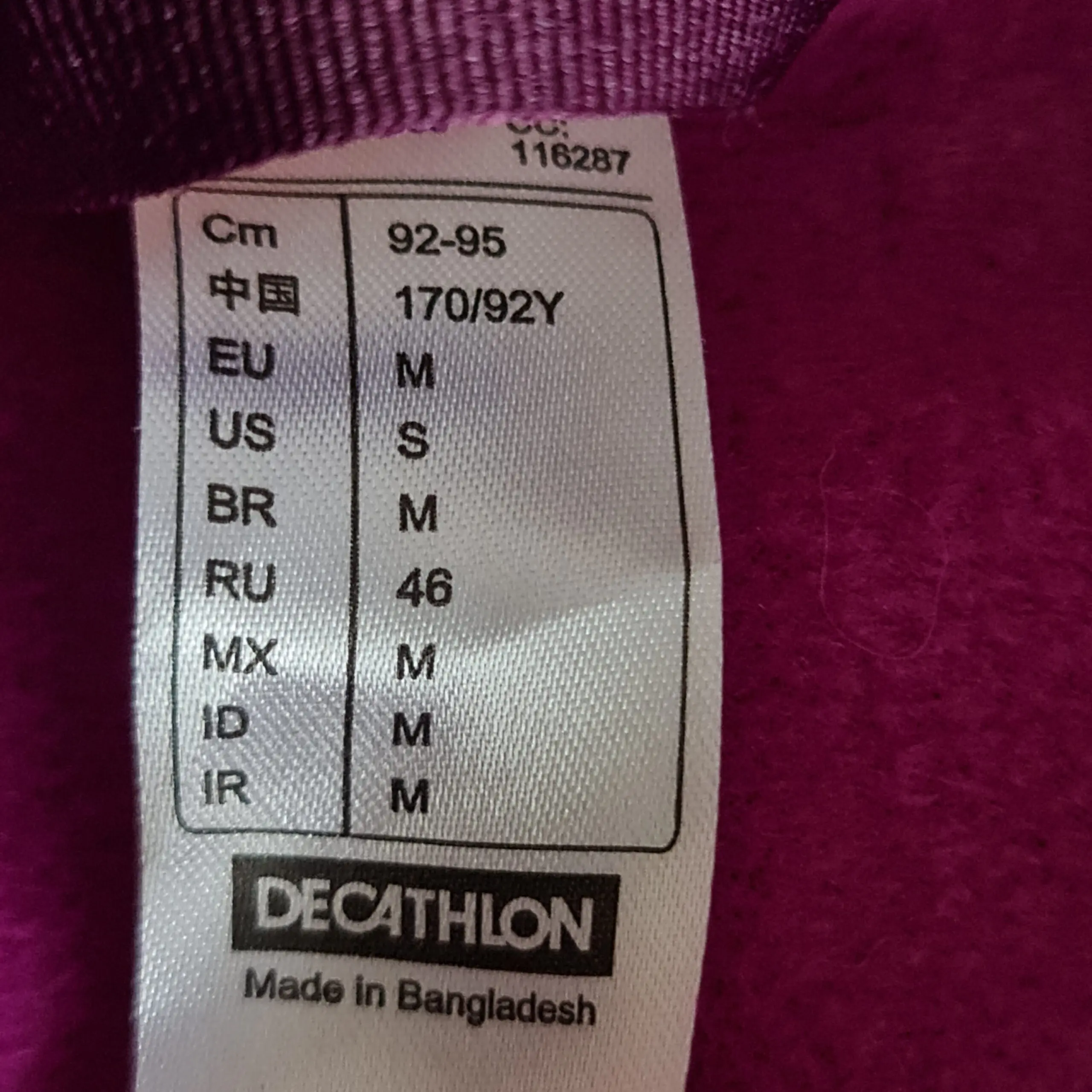 Decathlon Quechua Womens Purple Hooded Raincoat M UK 12-14 - Image 4