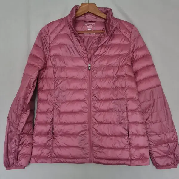 Harvey & Jones Womens Pink Down Puffer Jacket UK 12