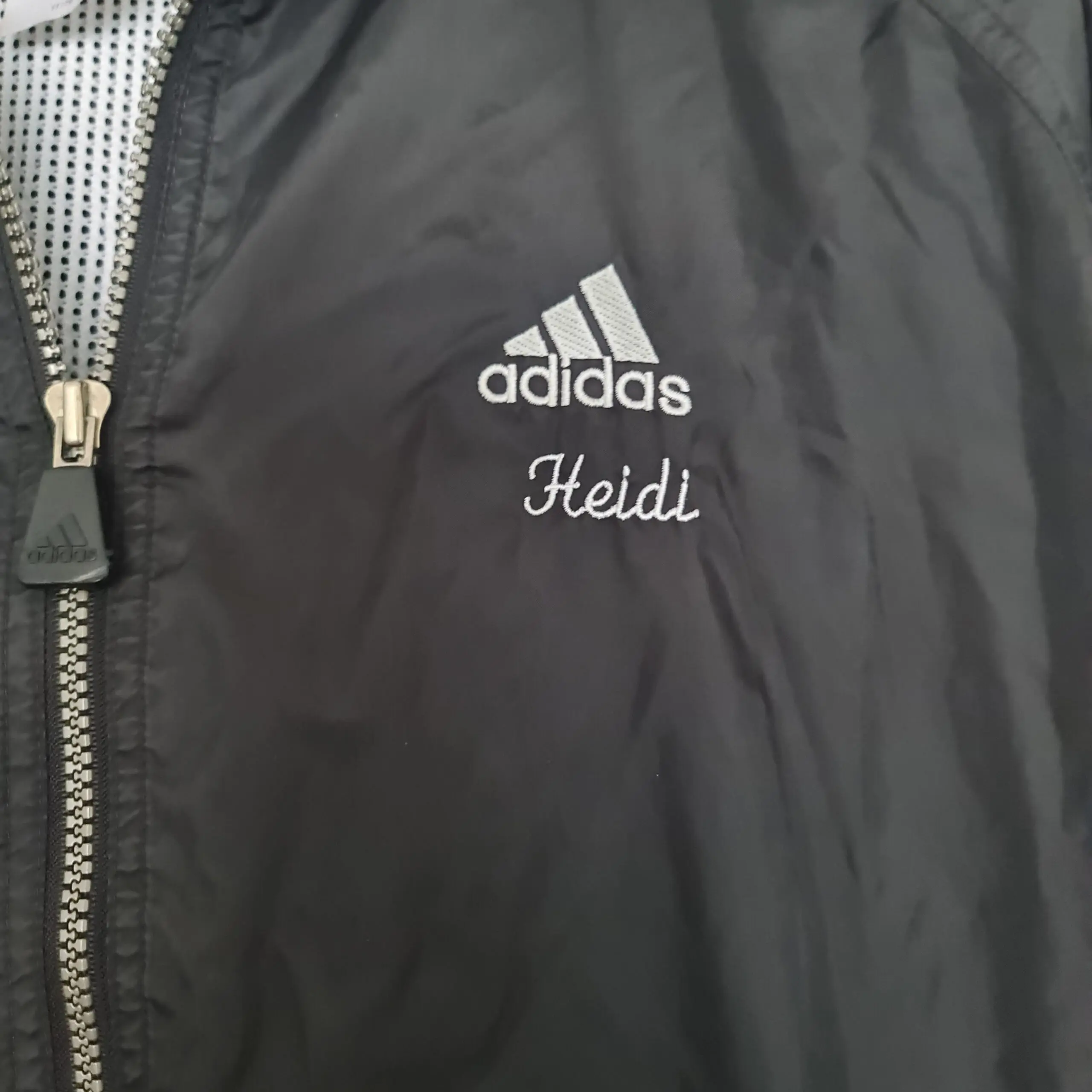 Adidas Mens Black Rocky Mountain Volleyball Windbreaker Jacket M - Image 2
