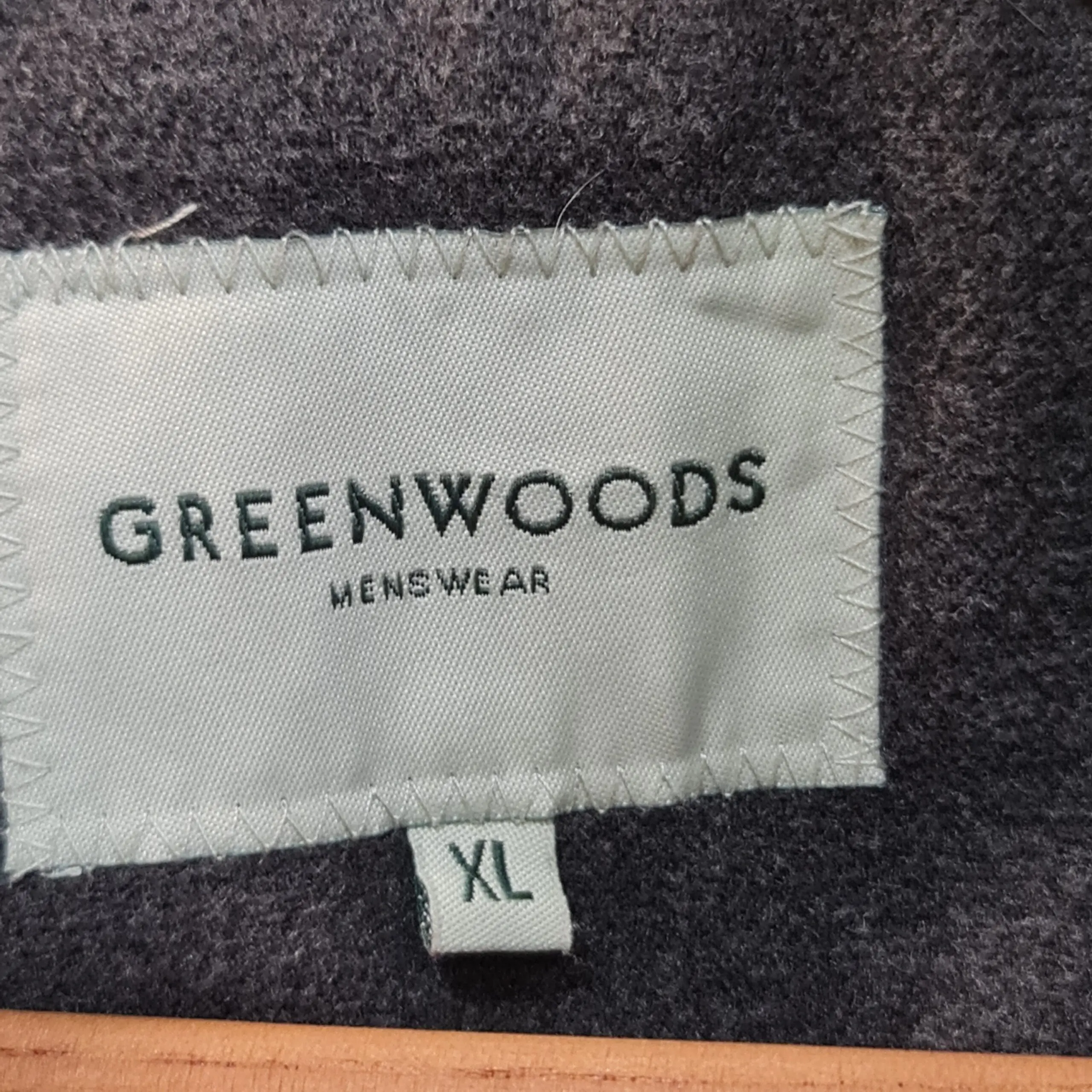 Greenwoods Mens Grey Harrington Jacket XL Full Zip - Image 3