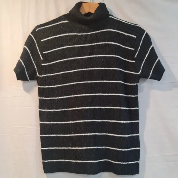 Nouvelle Collection Womens Stripe Roll Neck Jumper M UK 12-14