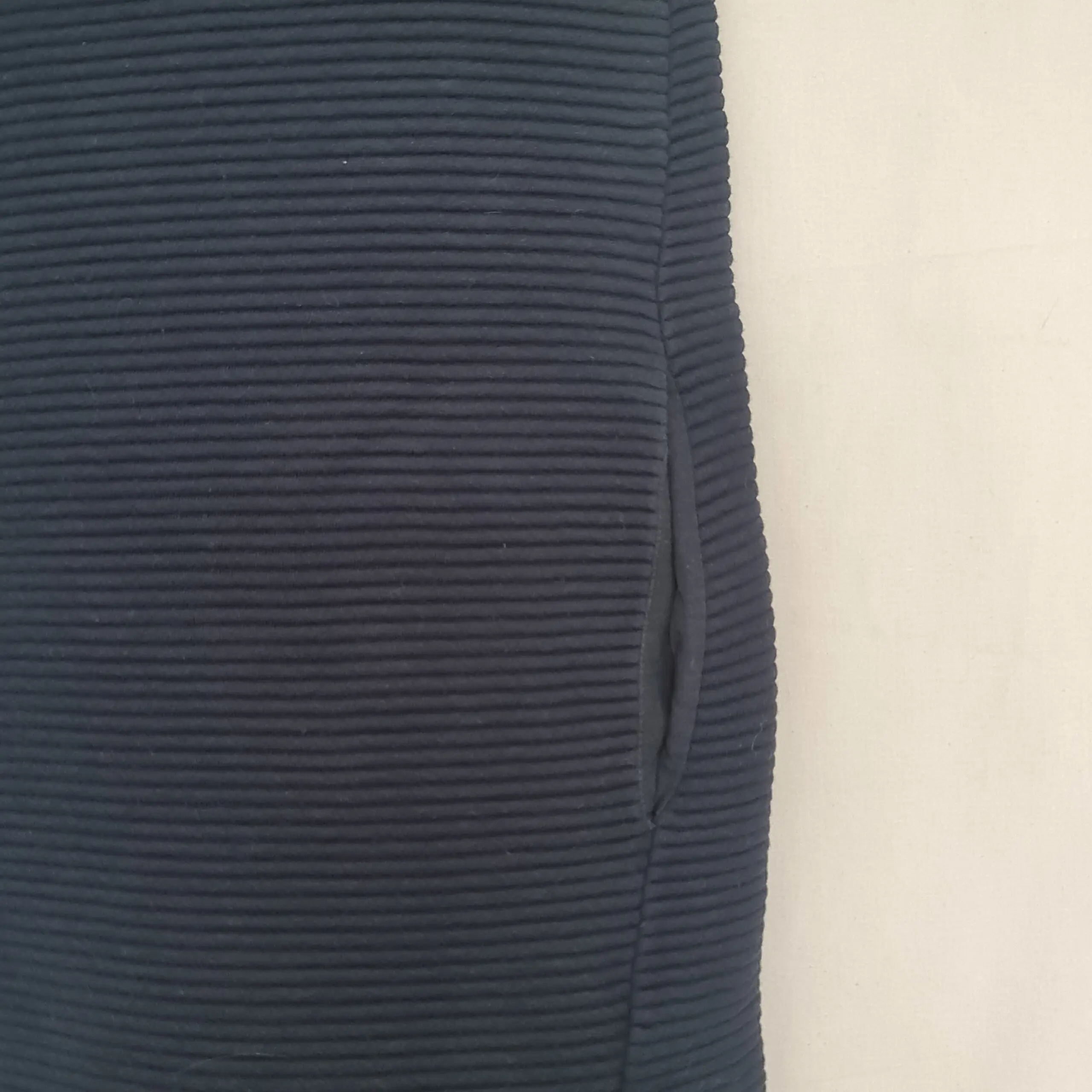 French Connection Womens Navy Ribbed Shift Dress UK 10 - Image 2