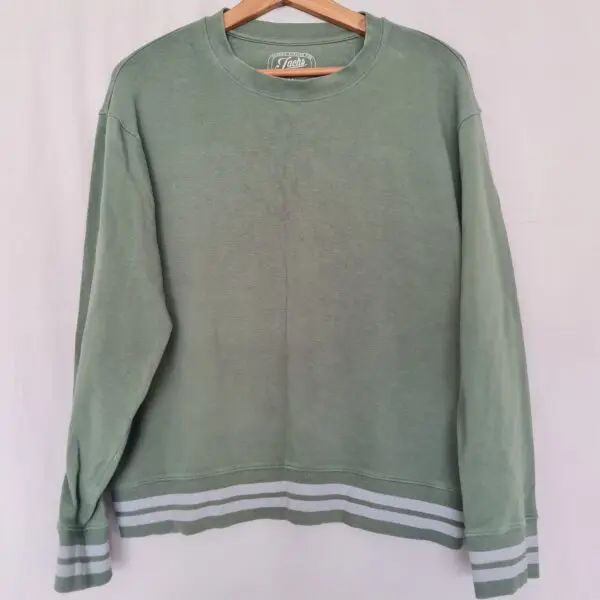 Jachs Womens Green Crew Neck Sweatshirt M UK 12-14