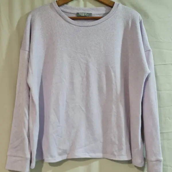 Nutmeg Womens Lilac Lightweight Jumper UK 14