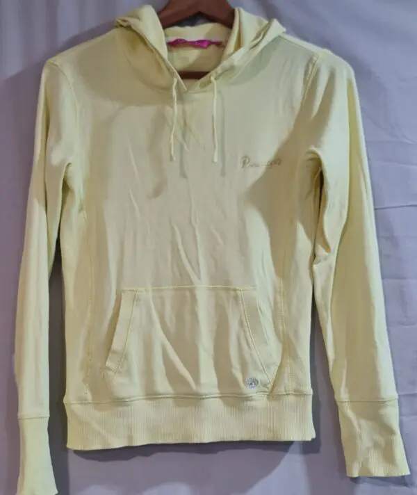 Pineapple Womens Yellow Cotton Hoodie S UK 8-10
