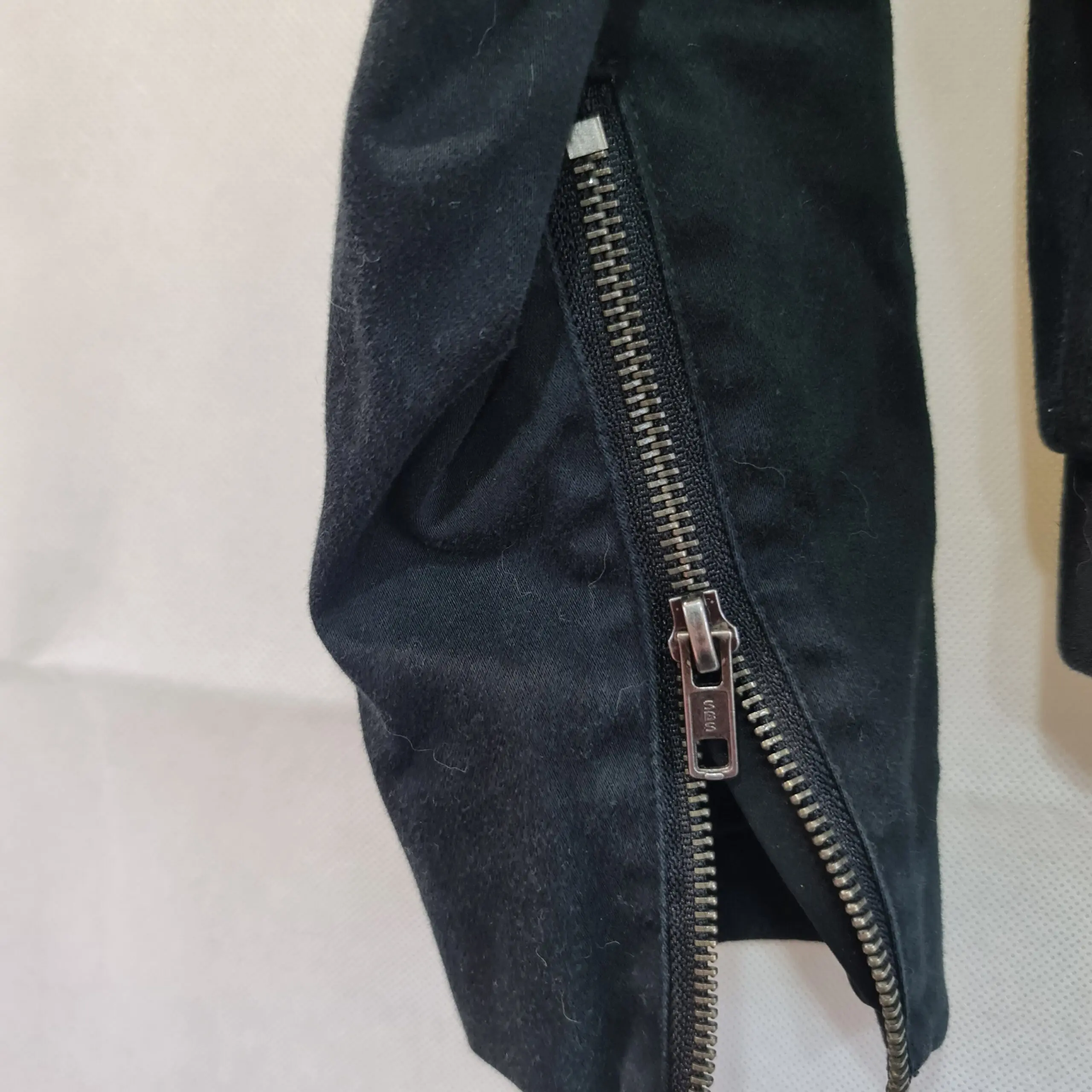 Love Label Womens Black Ruffle Denim Style Jacket S UK 8-10 - Image 3