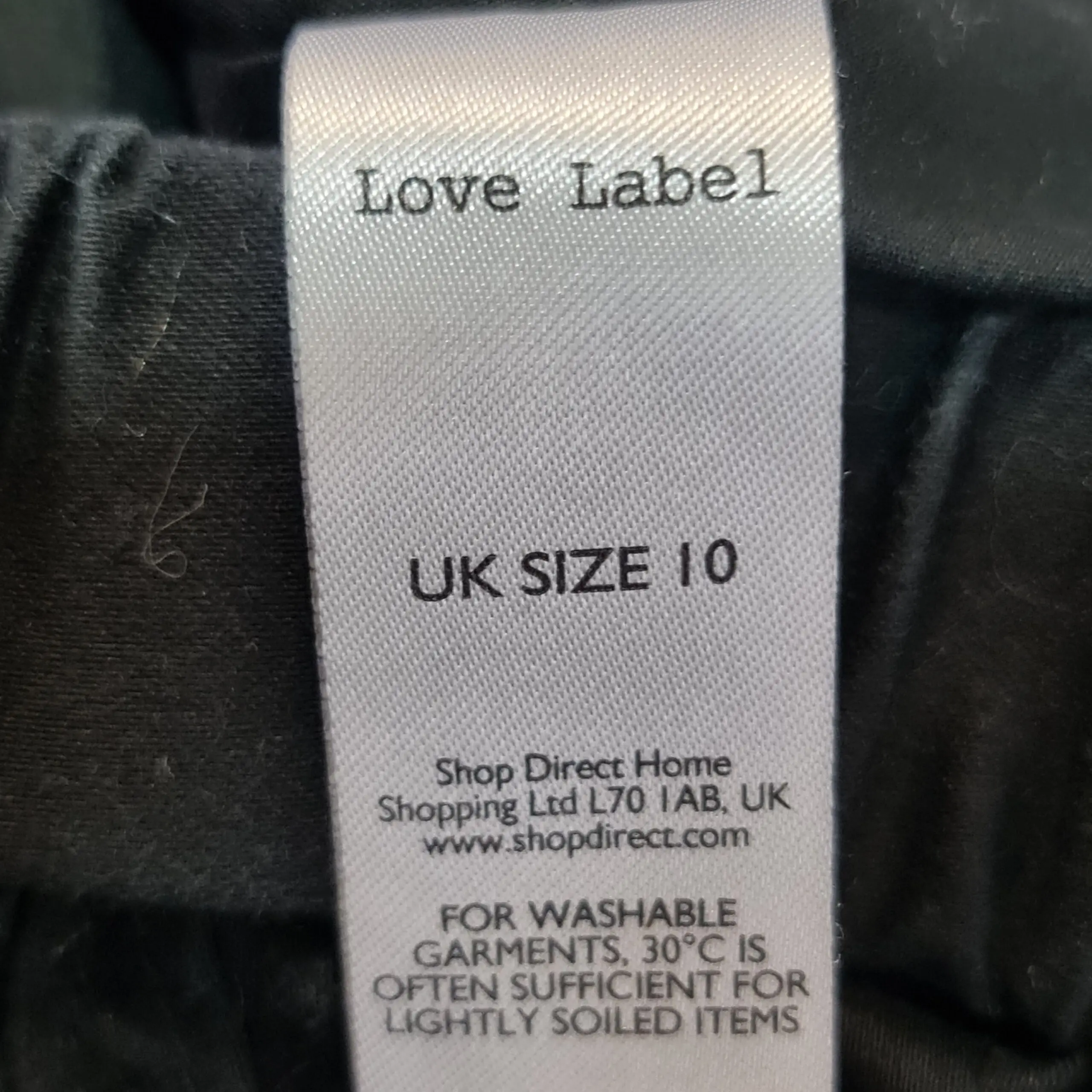 Love Label Womens Black Ruffle Denim Style Jacket S UK 8-10 - Image 6