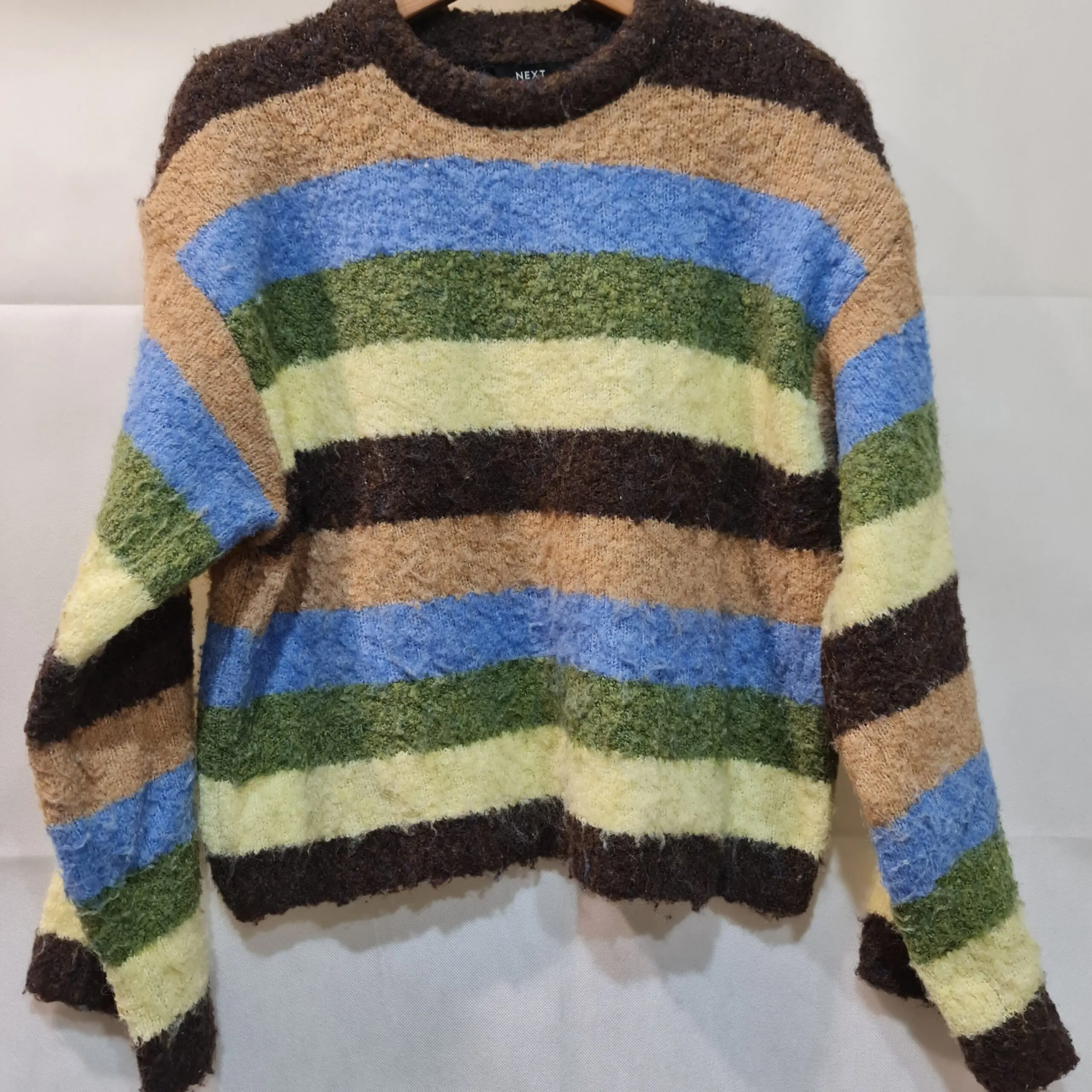 Next Women's Multi Multi-Coloured Striped Jumper S / UK 8-10