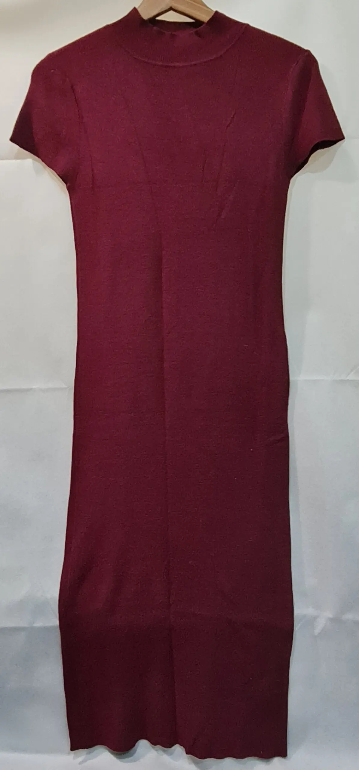 Atmosphere Women's Burgundy Bodycon Dress M / UK 12-14