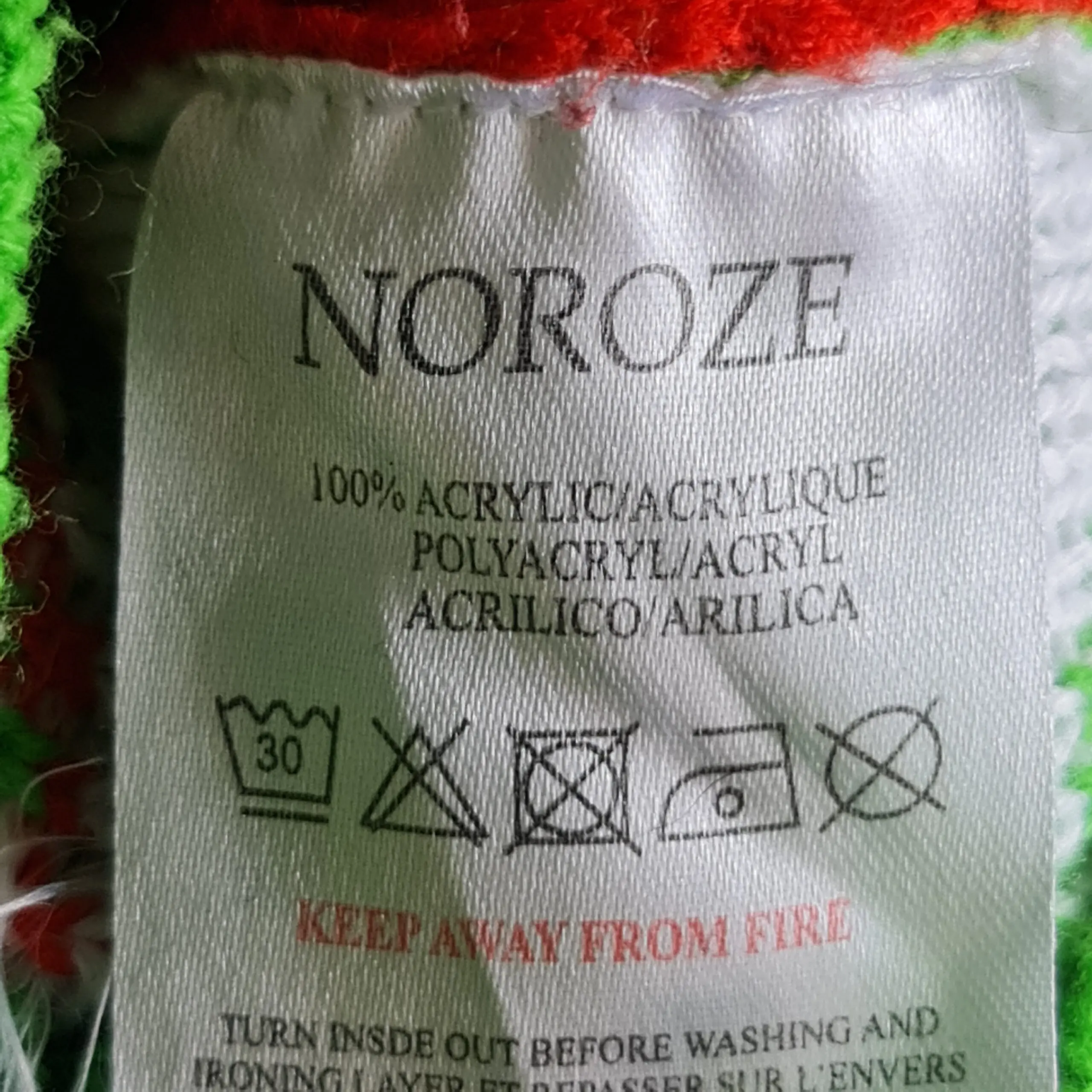 Noroze Green Christmas Santa And Merry Text Jumper 9 years - Image 3