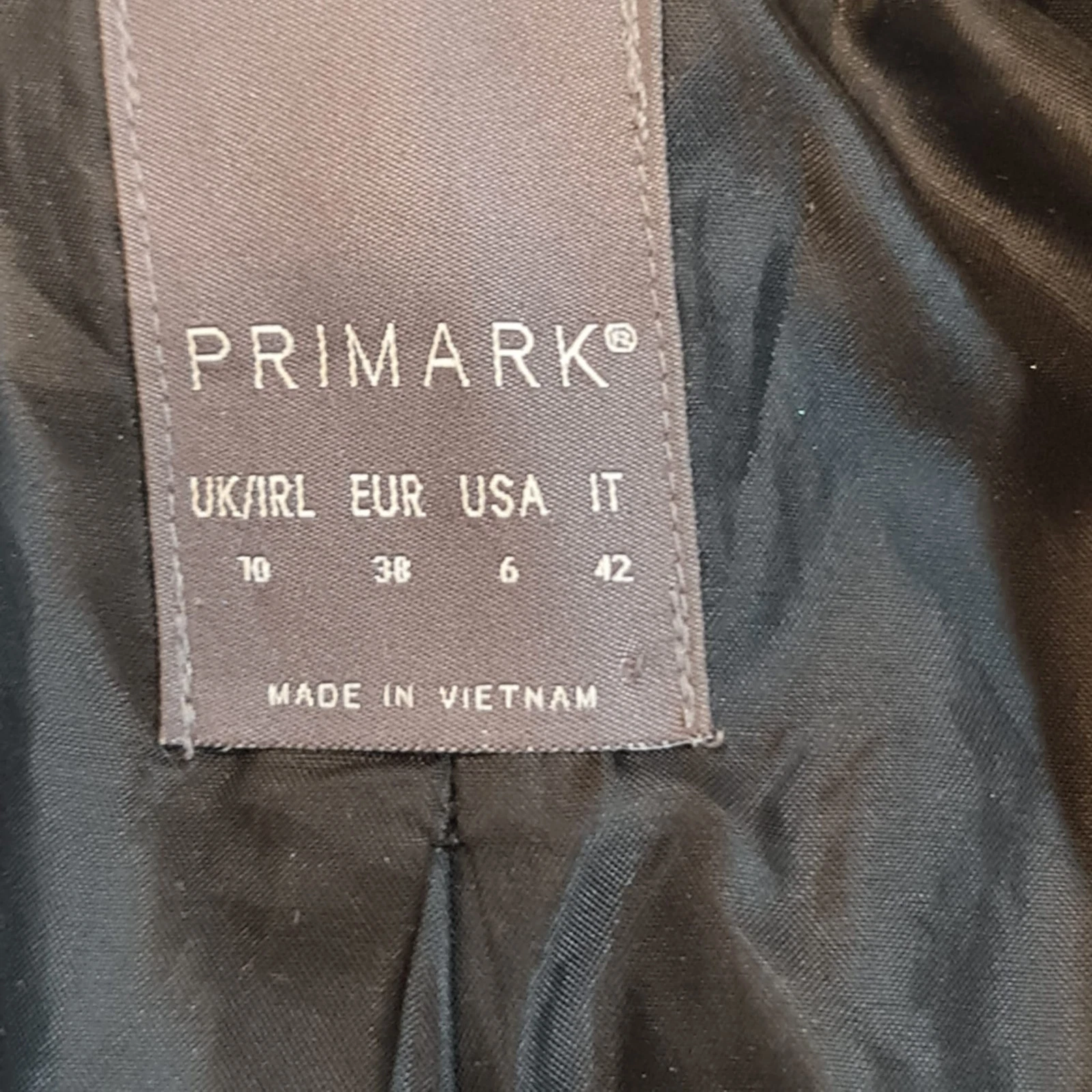 Primark Women’s Leopard Faux Fur Coat UK 10 - Image 3
