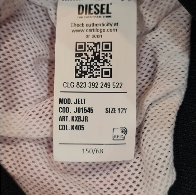 Diesel Red Nylon Windbreaker Jacket 12Y 150/68 - Image 2