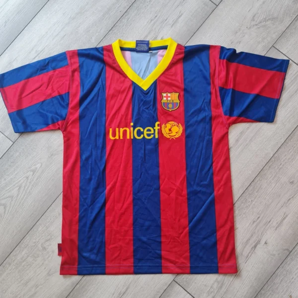 FC Barcelona FCB Official UNICEF Football Shirt Blue Red XS