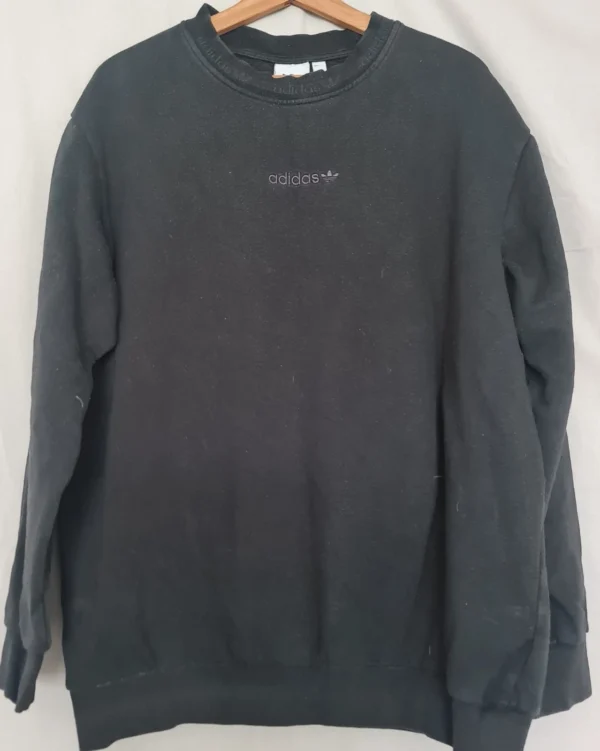 Adidas Originals Men’s Trefoil Sweatshirt Black L