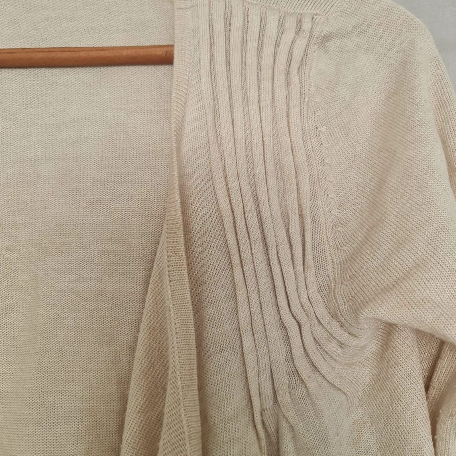 Atmosphere Women’s Waterfall Cardigan Beige Open Front UK 8-10 - Image 2