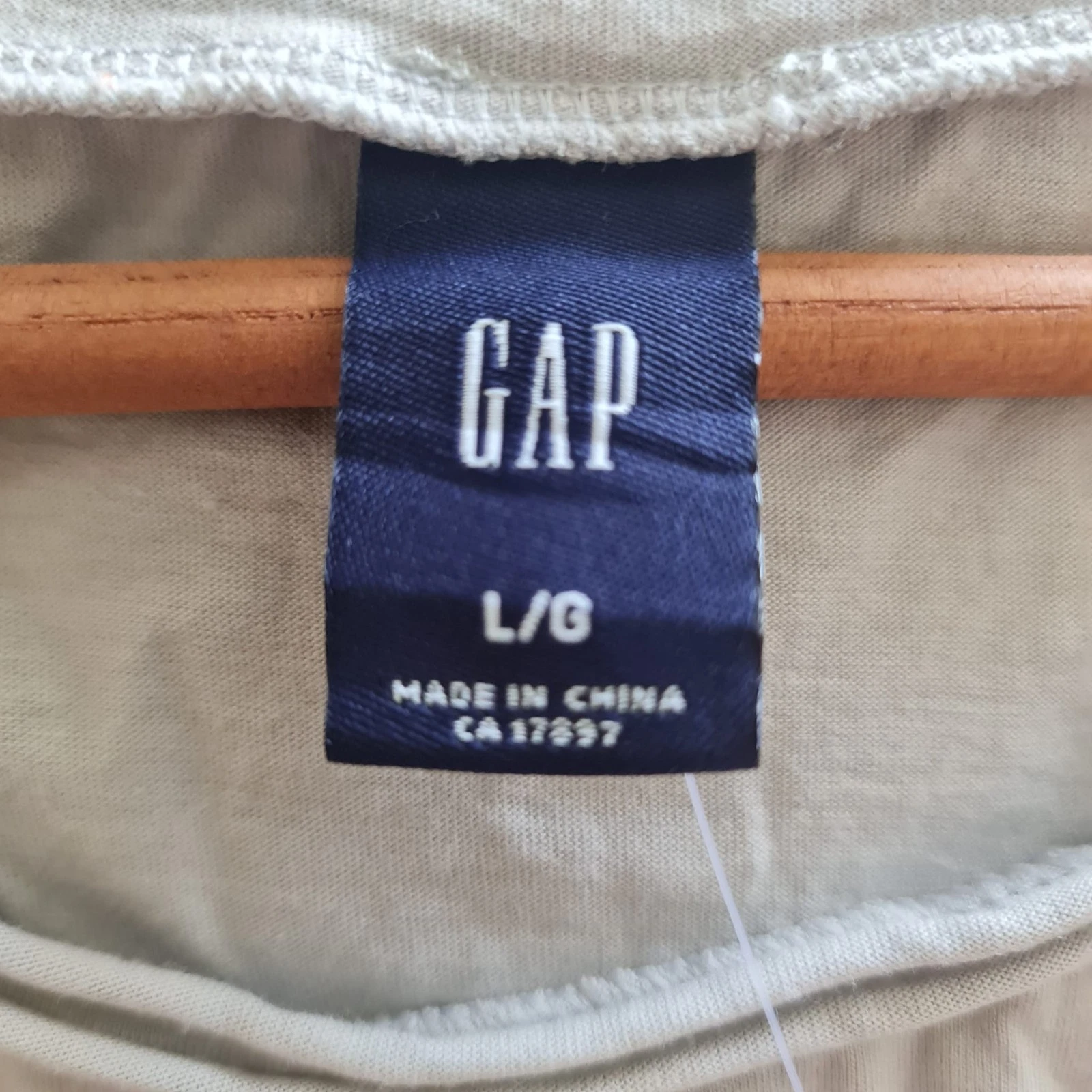 GAP Women’s Grey Flutter Sleeve T-Shirt Top L UK 16-18 - Image 3