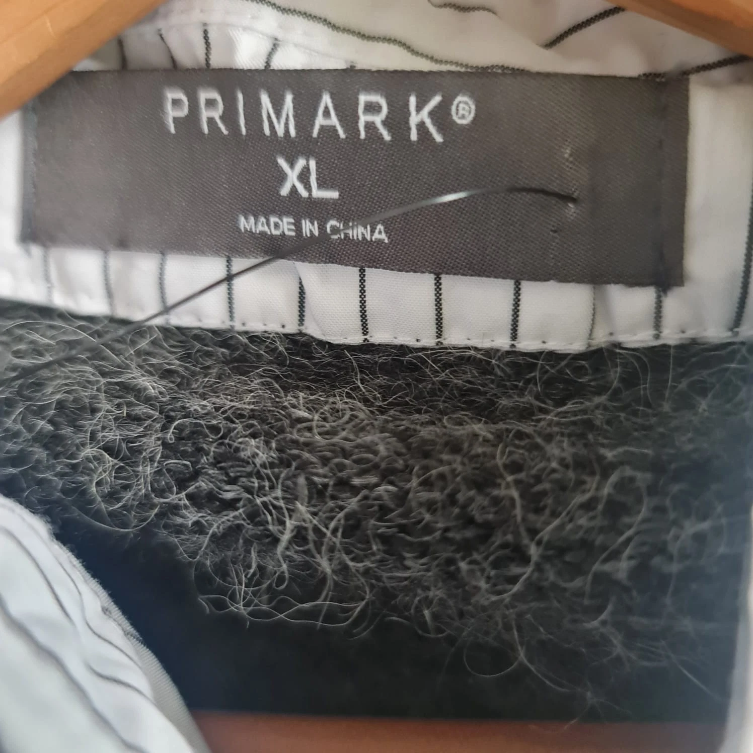 Primark Women’s Layered Knit Jumper Grey White XL / UK 20-22 - Image 2