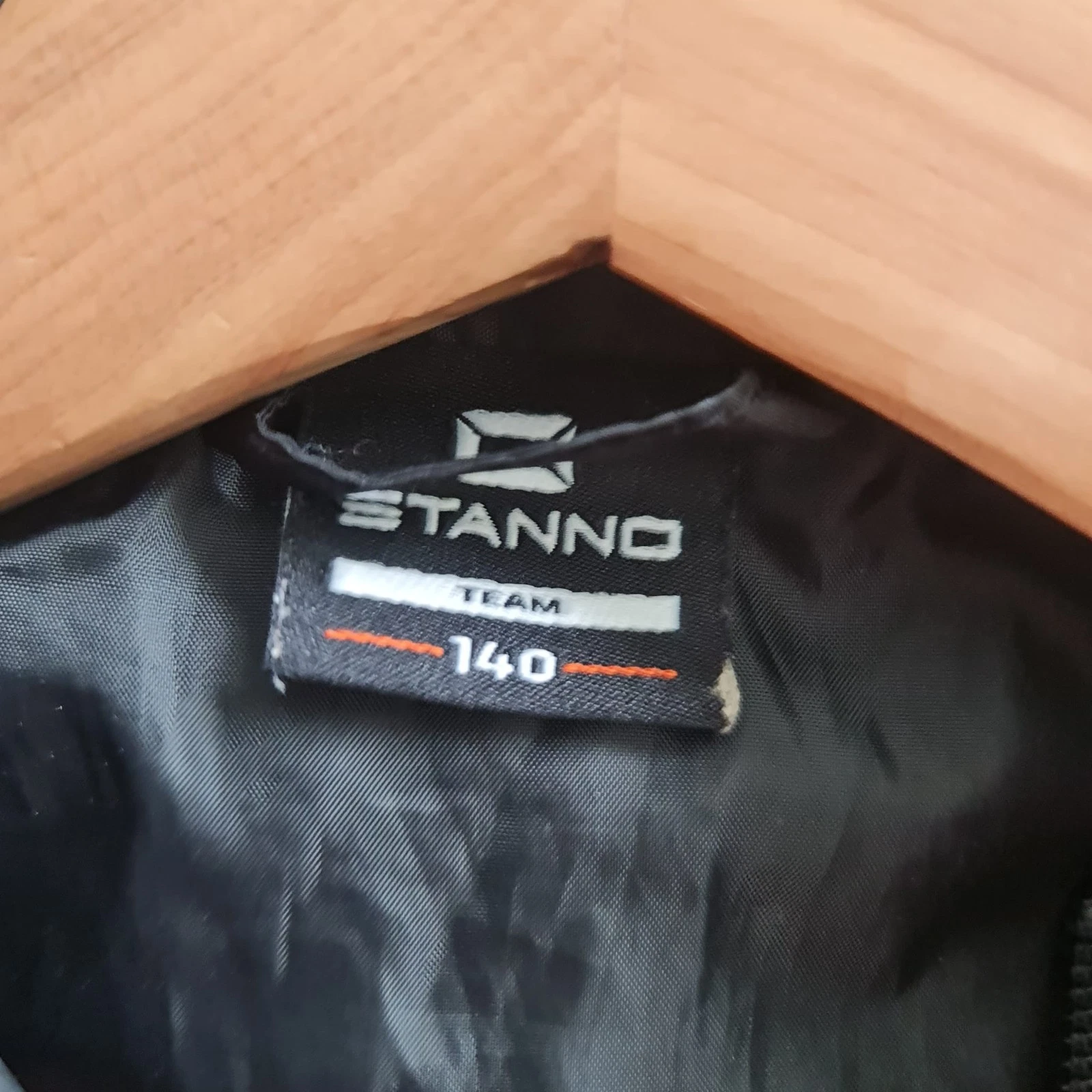 Stanno Team Kids Lightweight Jacket Black 10 Years / 140 cm - Image 3