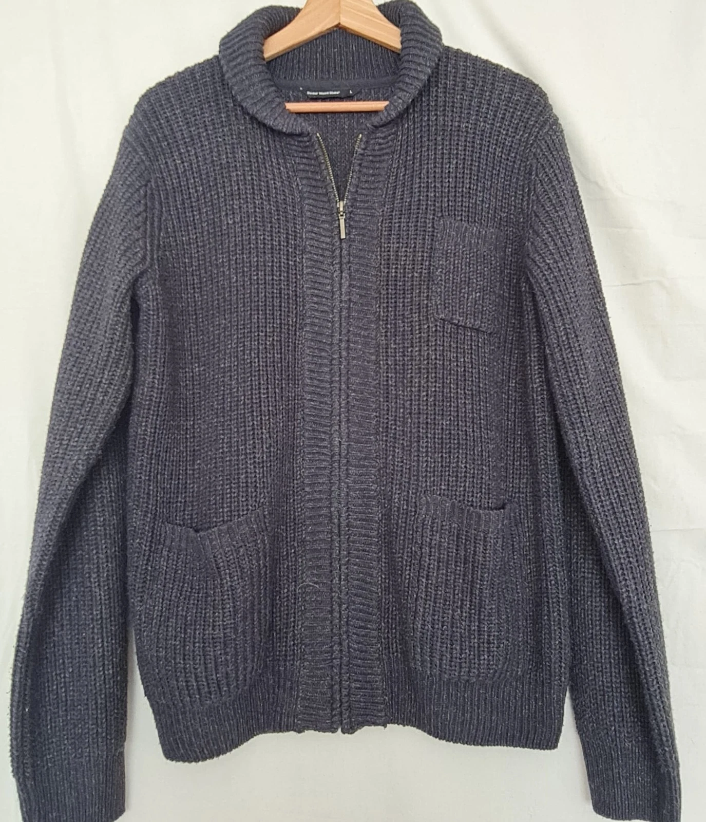 Cedar Wood State Men’s Zip Cardigan Navy L