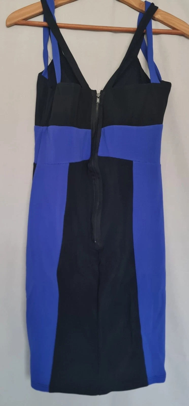 Love Label Women’s Bodycon Dress Blue Black Strappy M / UK 12-14 - Image 2
