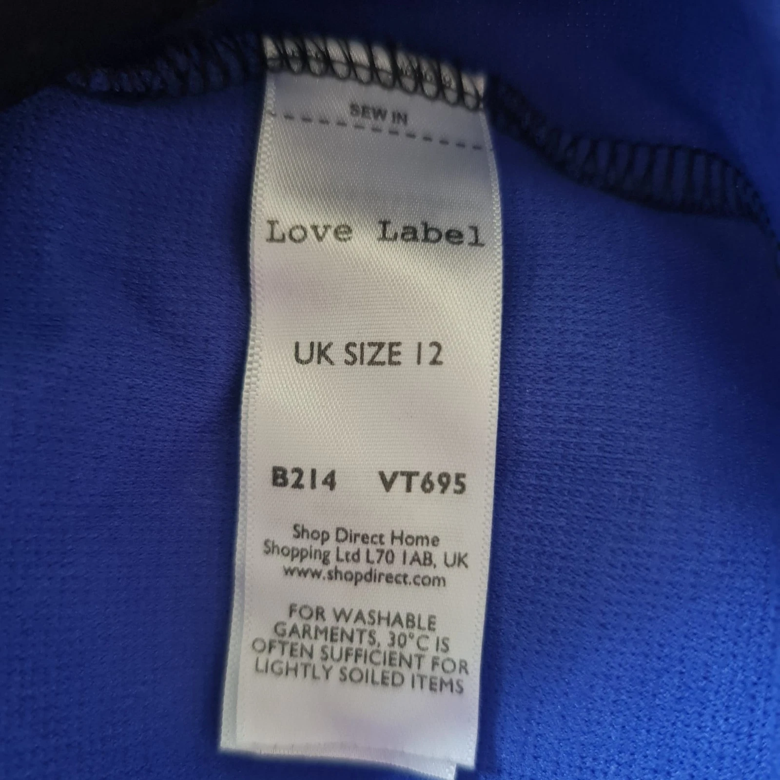 Love Label Women’s Bodycon Dress Blue Black Strappy M / UK 12-14 - Image 5