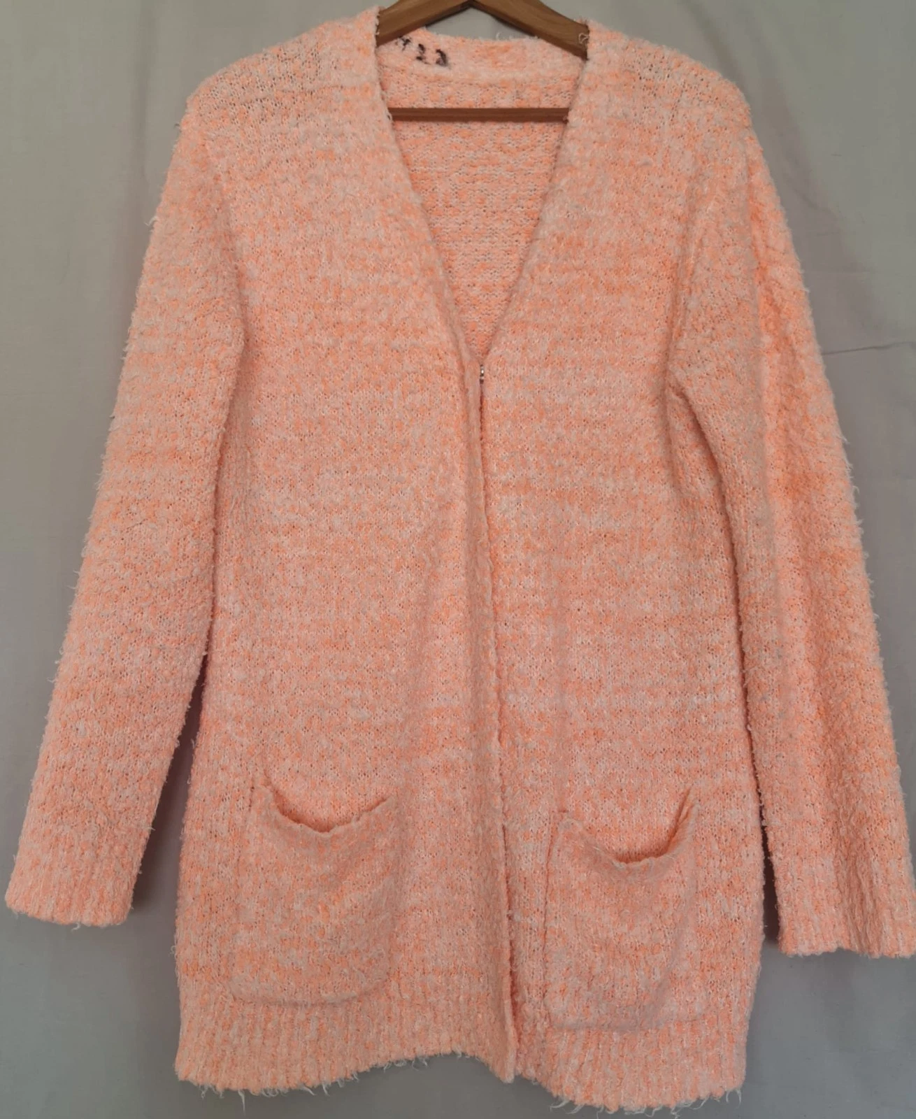 Atmosphere Women’s Fluffy Knit Cardigan Rose Pink L / UK 16-18