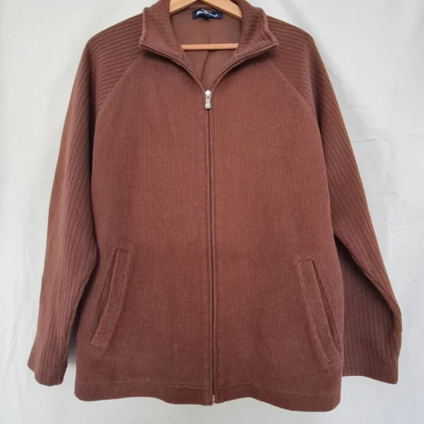 Ben Sherman Men’s Full Zip Jumper Brown M